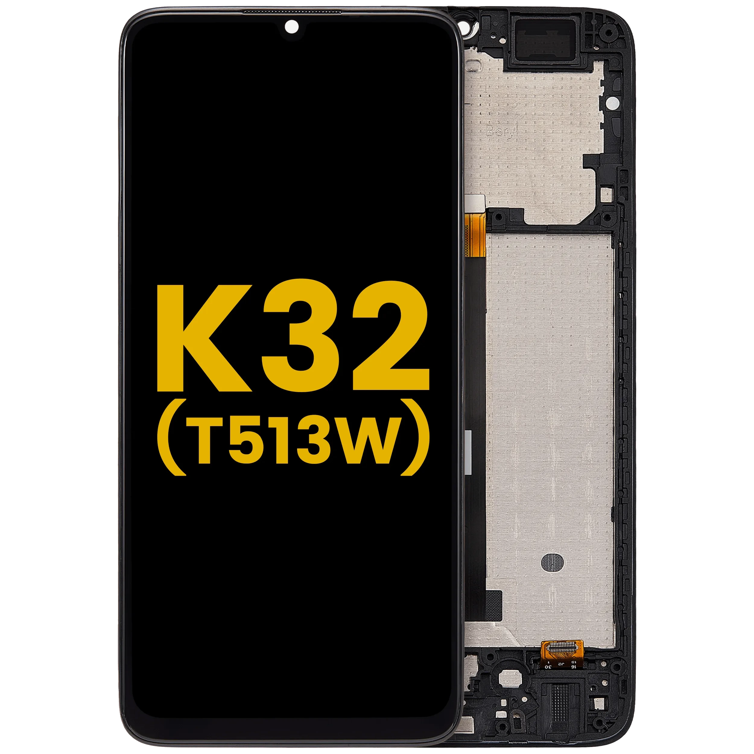 Display LCD completo con Frame per TCL K32 5G (T513W)(Refurbished) (tutti i colori)