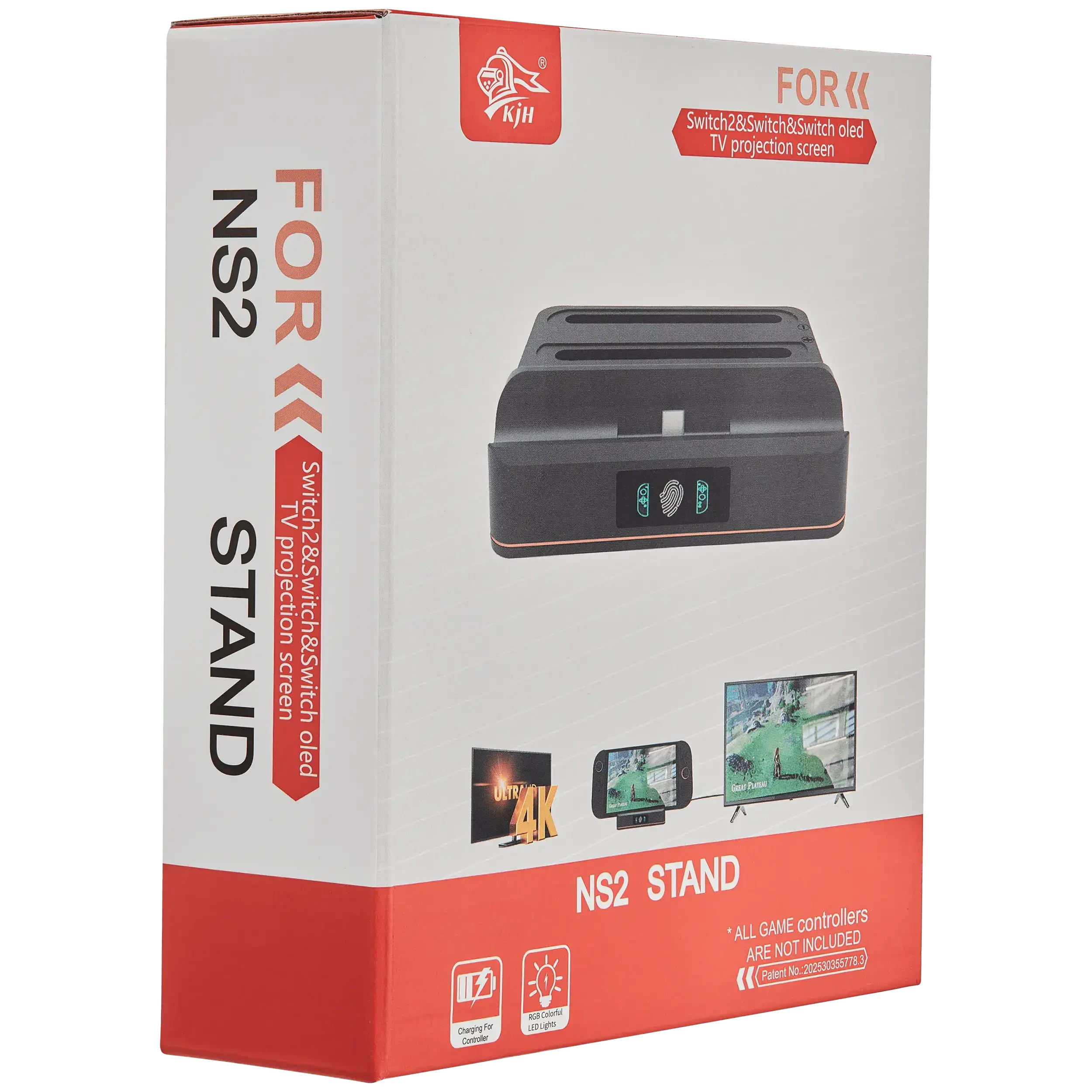 Charging Stand e TV Projection Screen per Nintendo switch 2 / switch / switch OLED (KJH) (Retail, New)