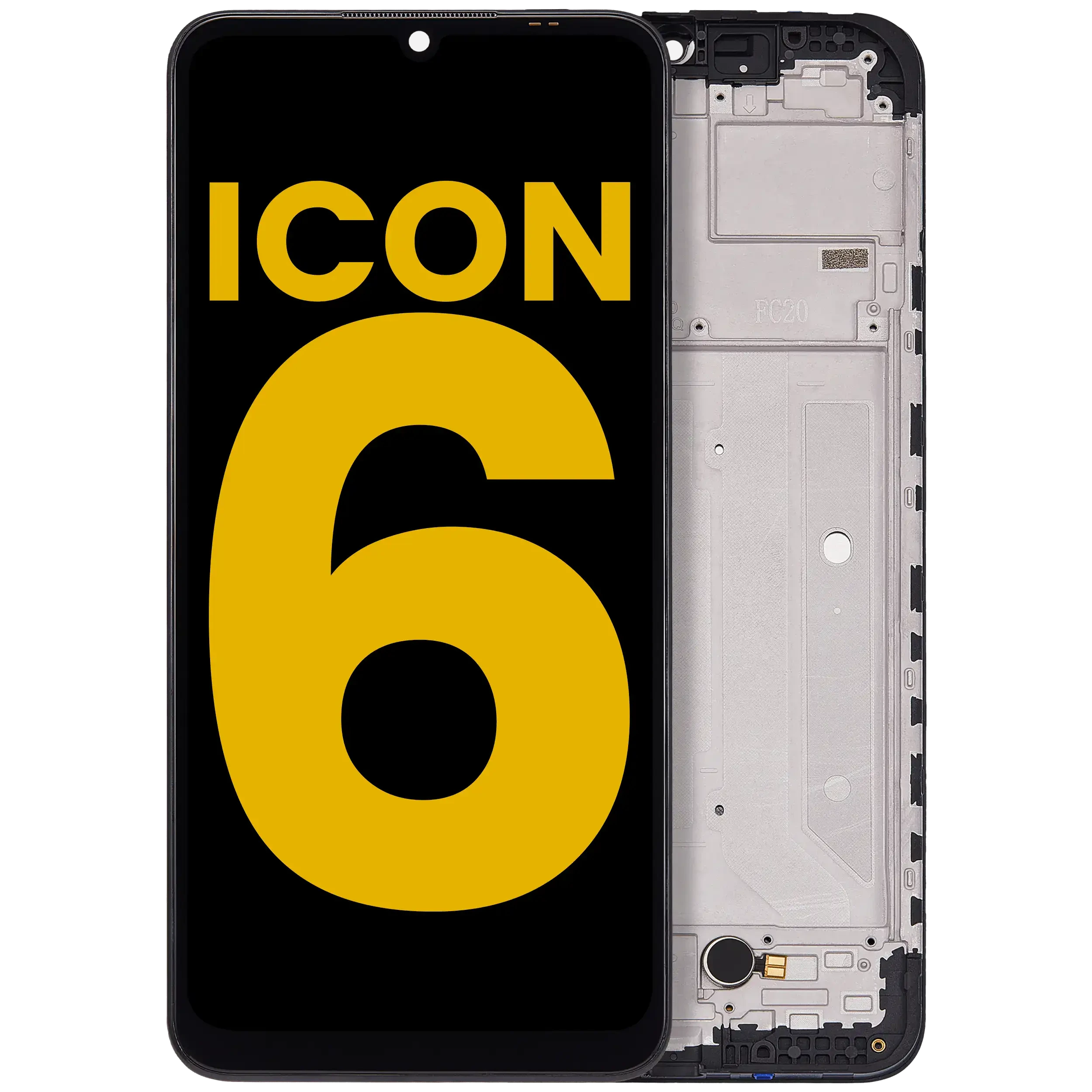 Display LCD completo con Frame per Cricket Icon 6 / AT e T Verge (SL219A) (Refurbished) (tutti i colori)