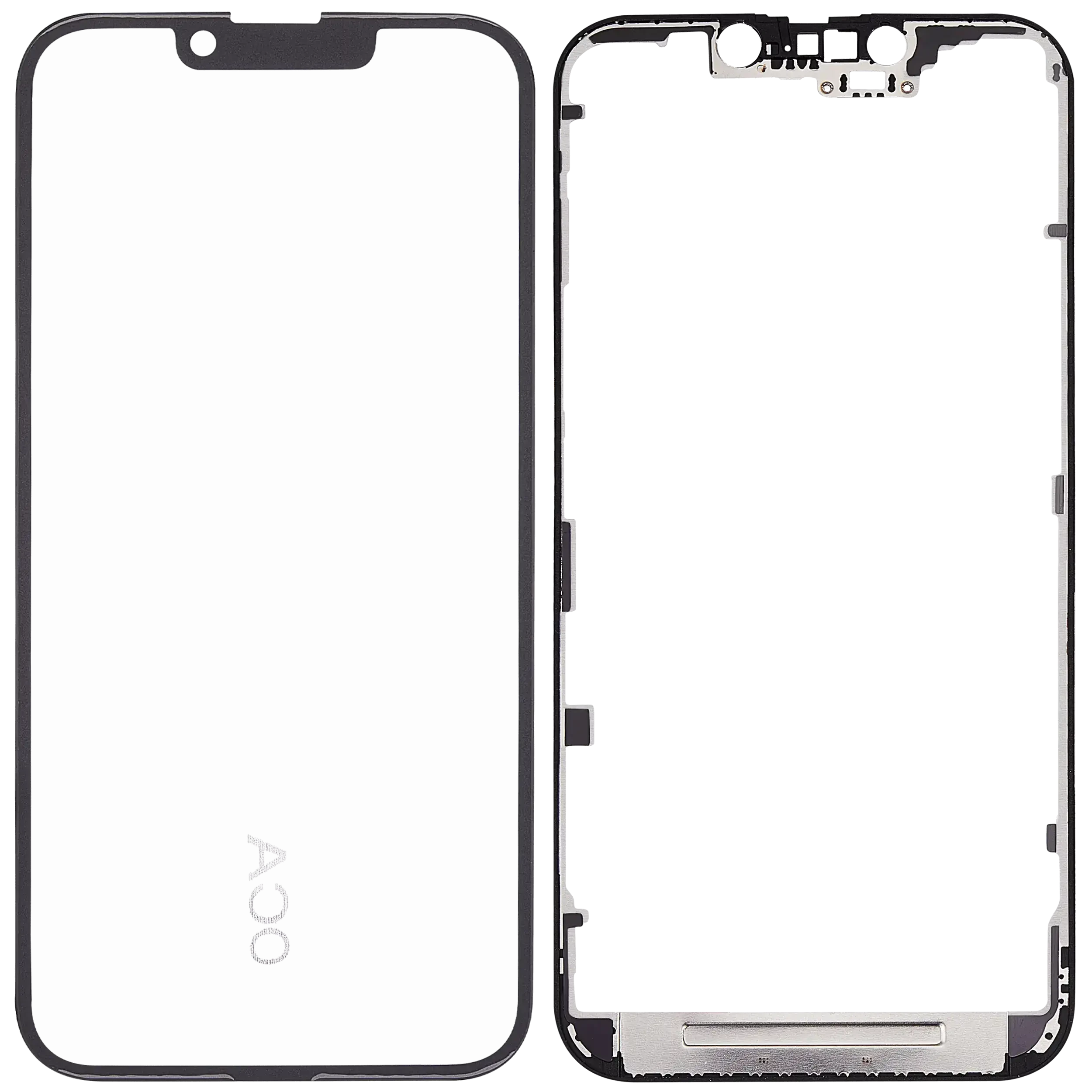 3 in 1 (Vetro con OCA preinstallato + Frame) per iPhone 16e / 17e (OCA Master)
