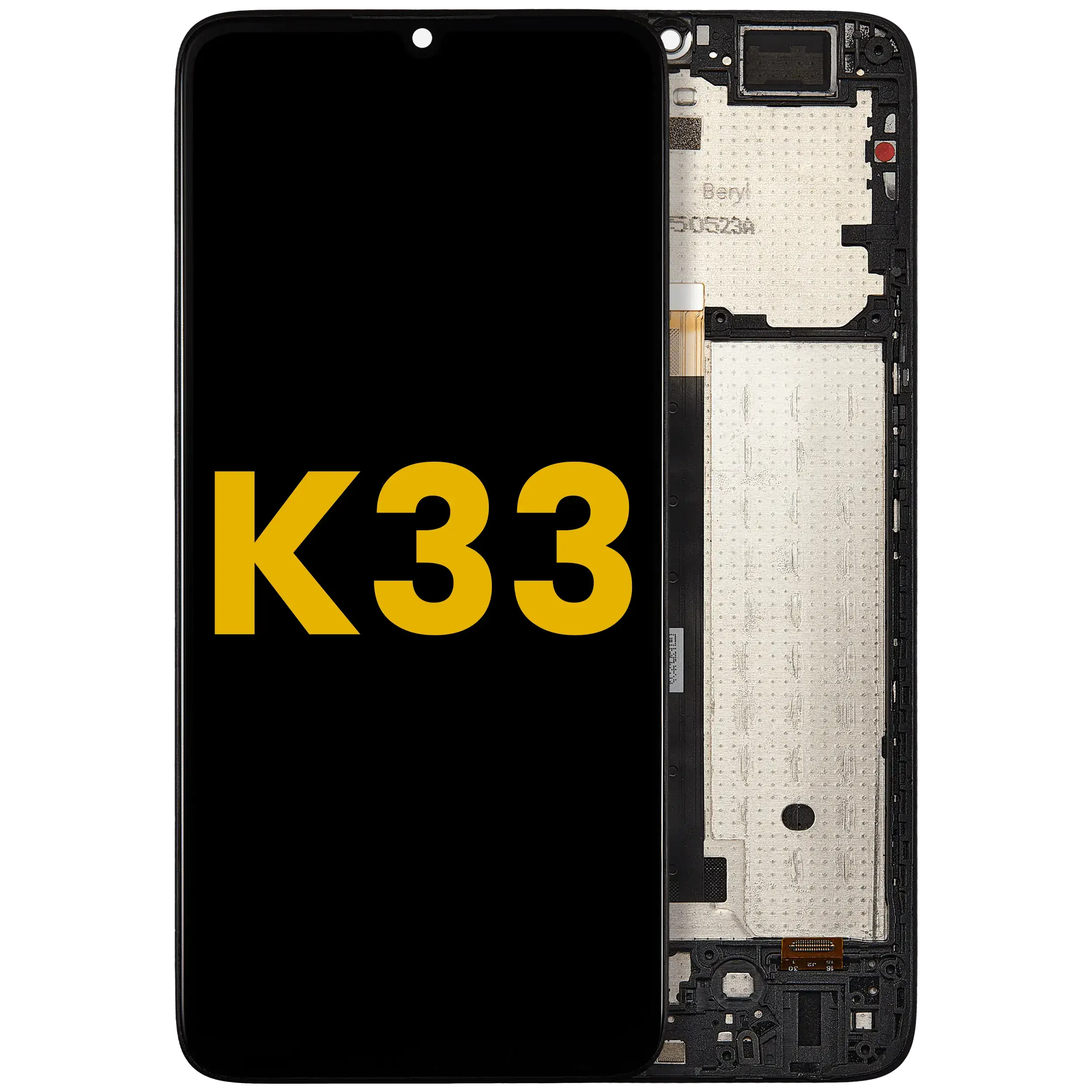 Display LCD completo con Frame per TCL K33 (Refurbished) (tutti i colori)