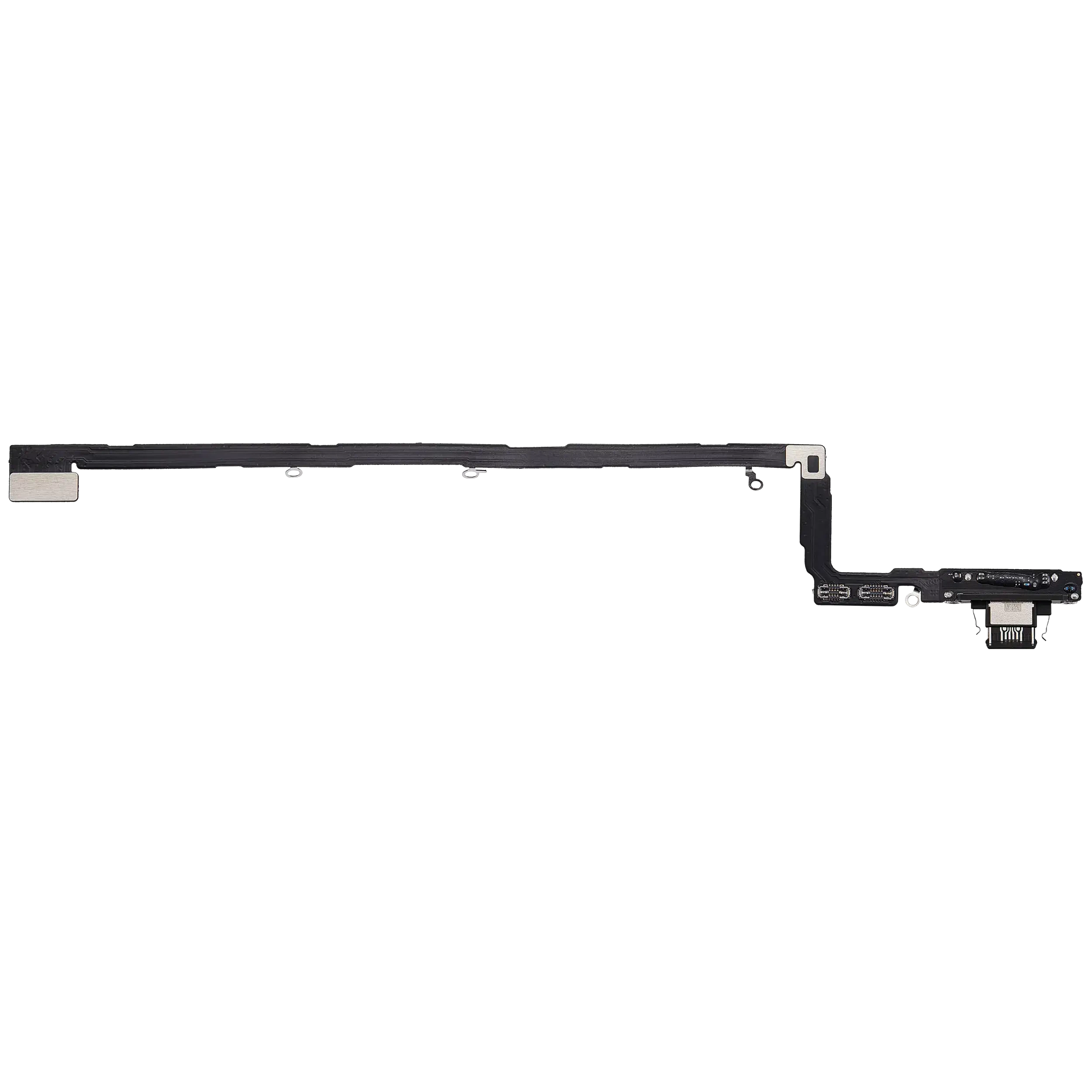 Flat connettore di ricarica per iPhone Air (Aftermarket Plus) (Nero siderale)
