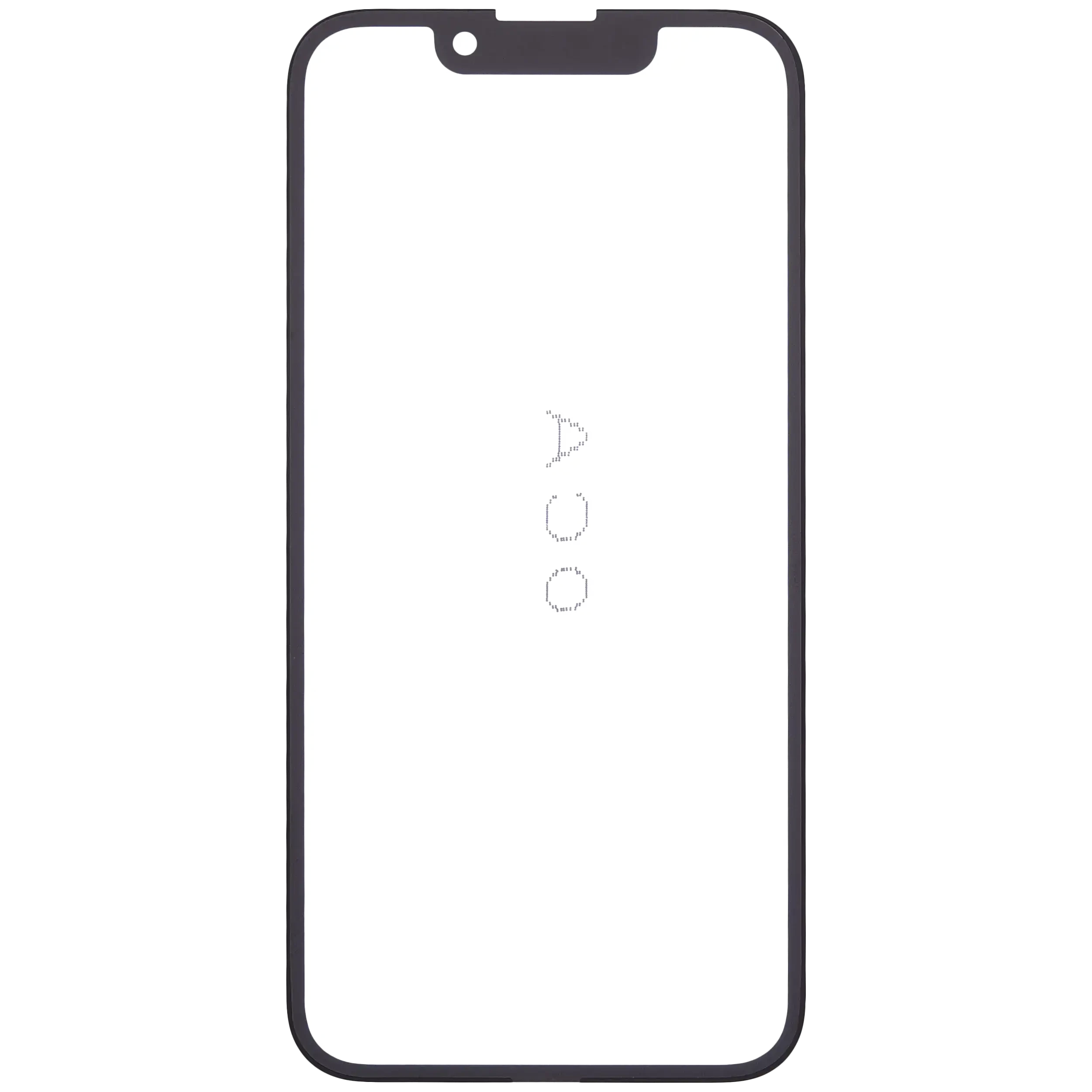 2 in 1 (vetro + OCA preinstallato) per iPhone 13 Mini (10 pezzi)