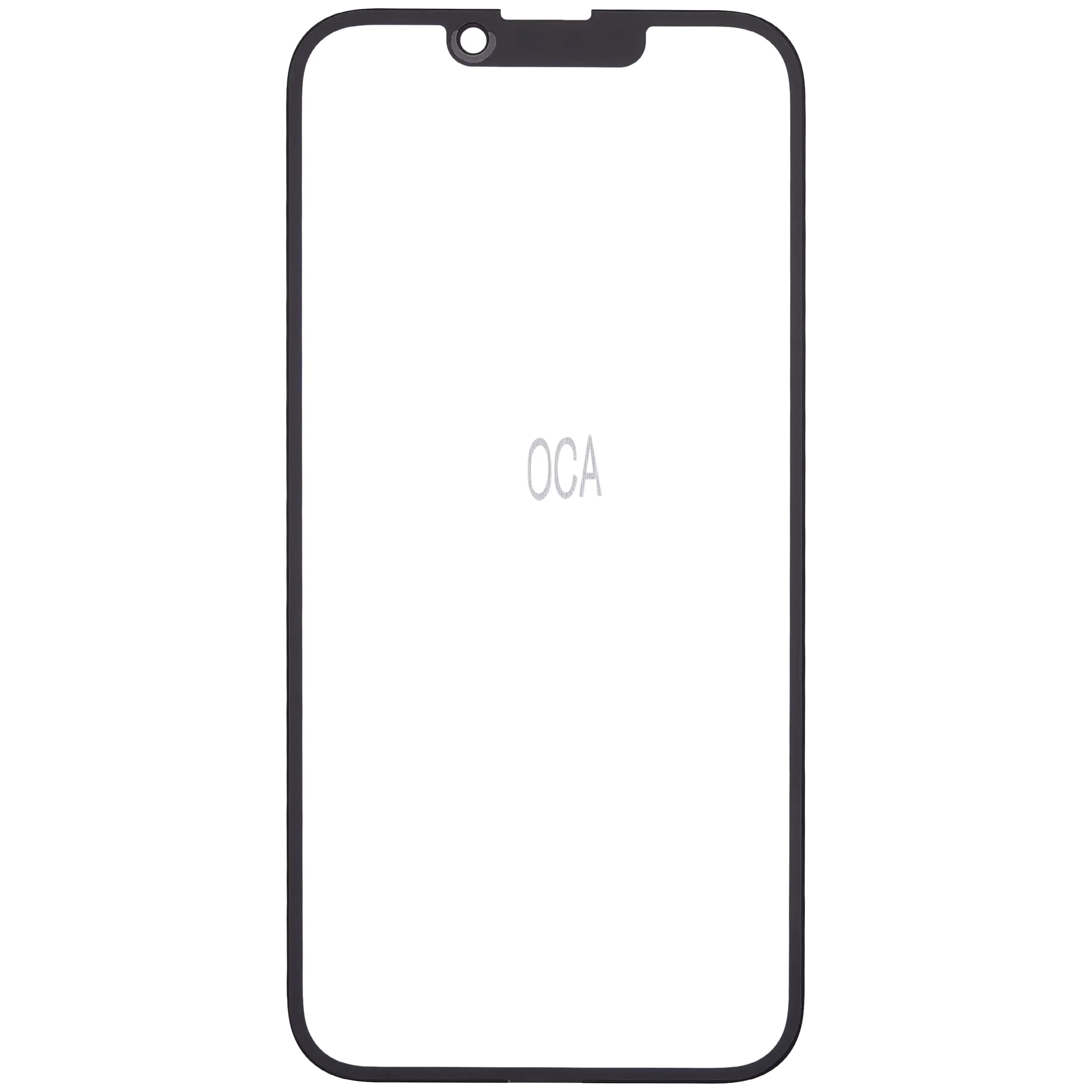 2 in 1 (vetro + OCA preinstallato) per iPhone 14 (10 pezzi)