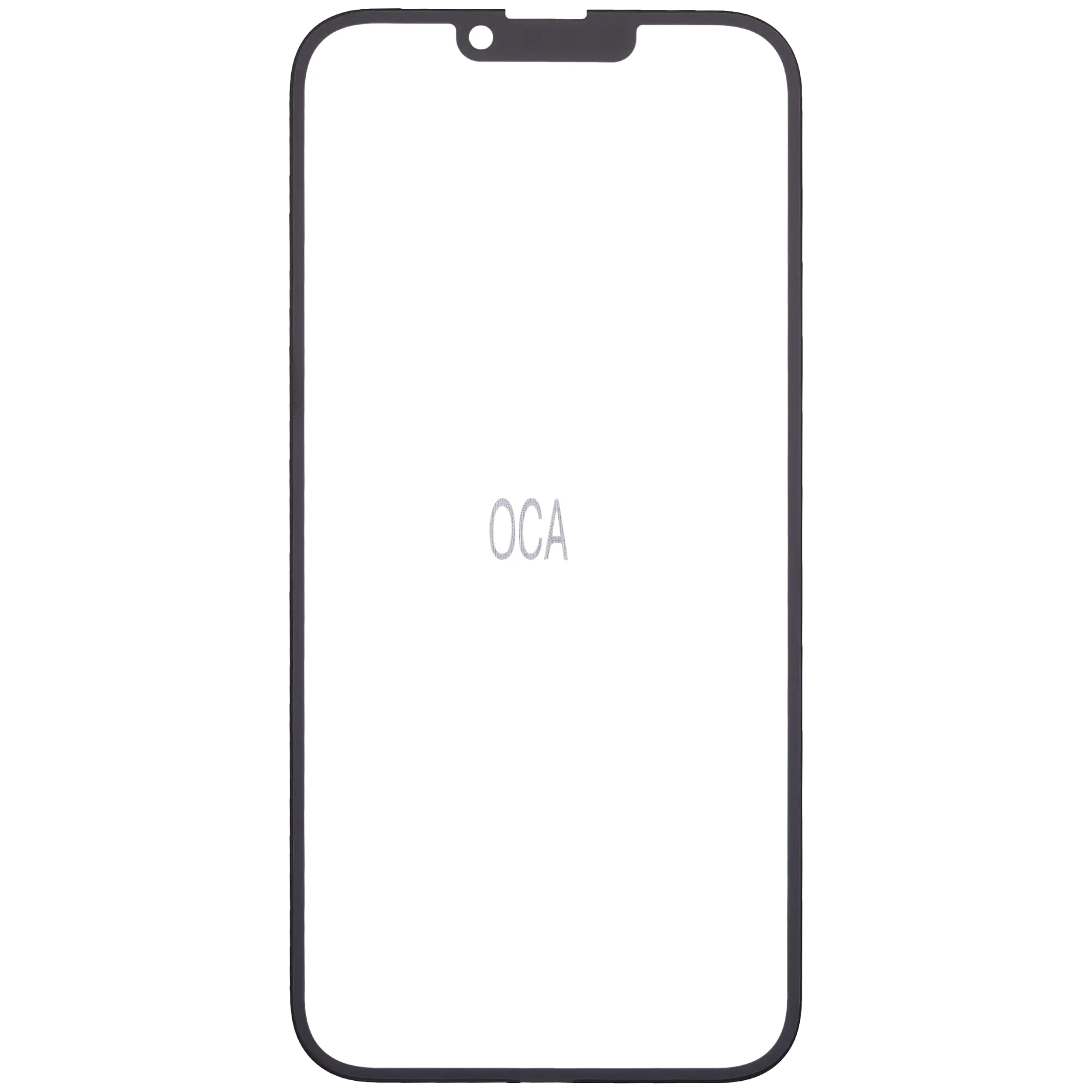 2 in 1 (vetro + OCA preinstallato) per iPhone 14 Plus (10 pezzi)