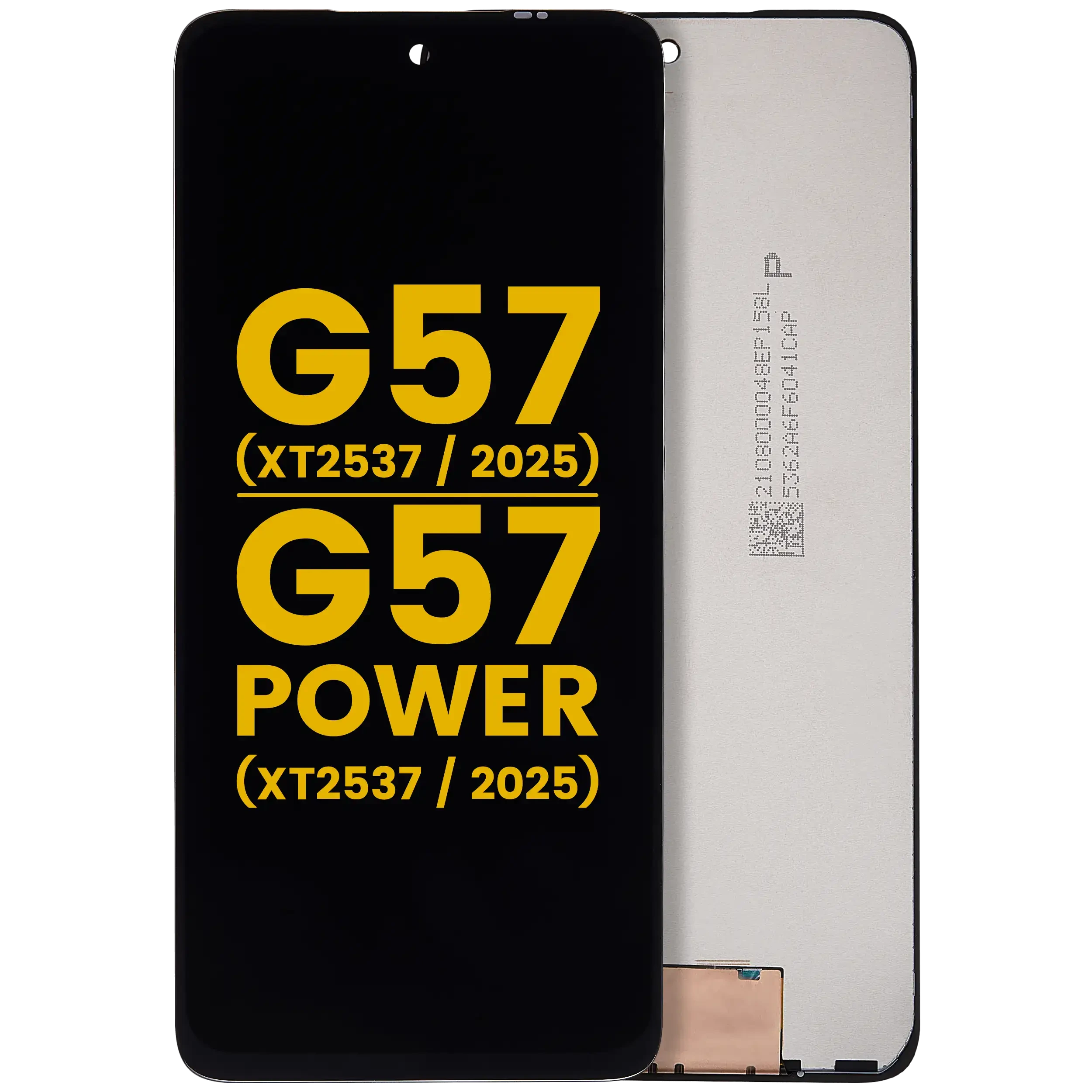 Display LCD completo senza Frame per Motorola Moto G57 (XT2537 / 2025) / G57 Power (XT2537 / 2025) (Refurbished) (tutti i colori)