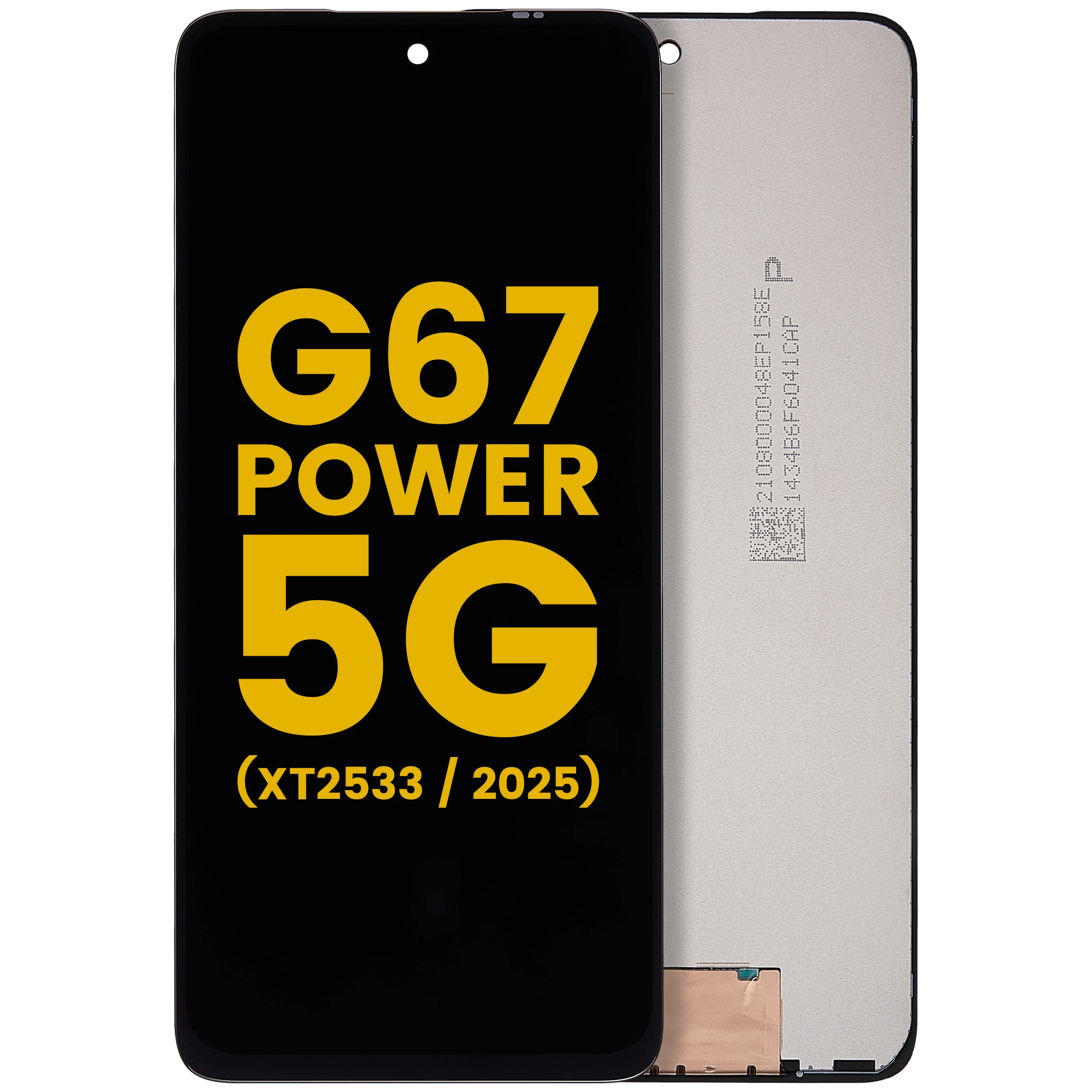 Display LCD completo senza Frame per Motorola Moto G67 Power 5G (XT2533 / 2025) (Refurbished) (tutti i colori)