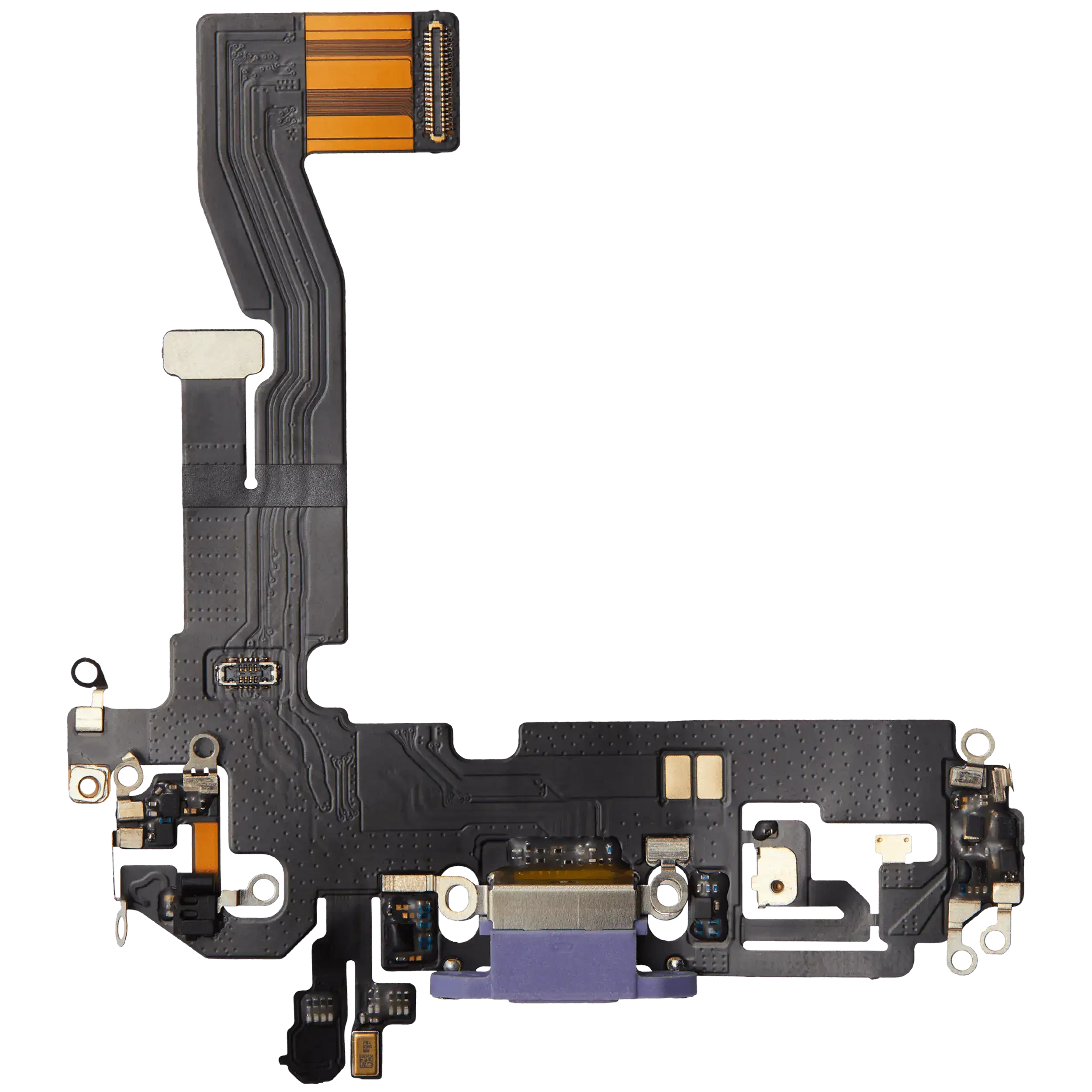Flat connettore di ricarica per iPhone 12 (Aftermarket Plus) (Viola)