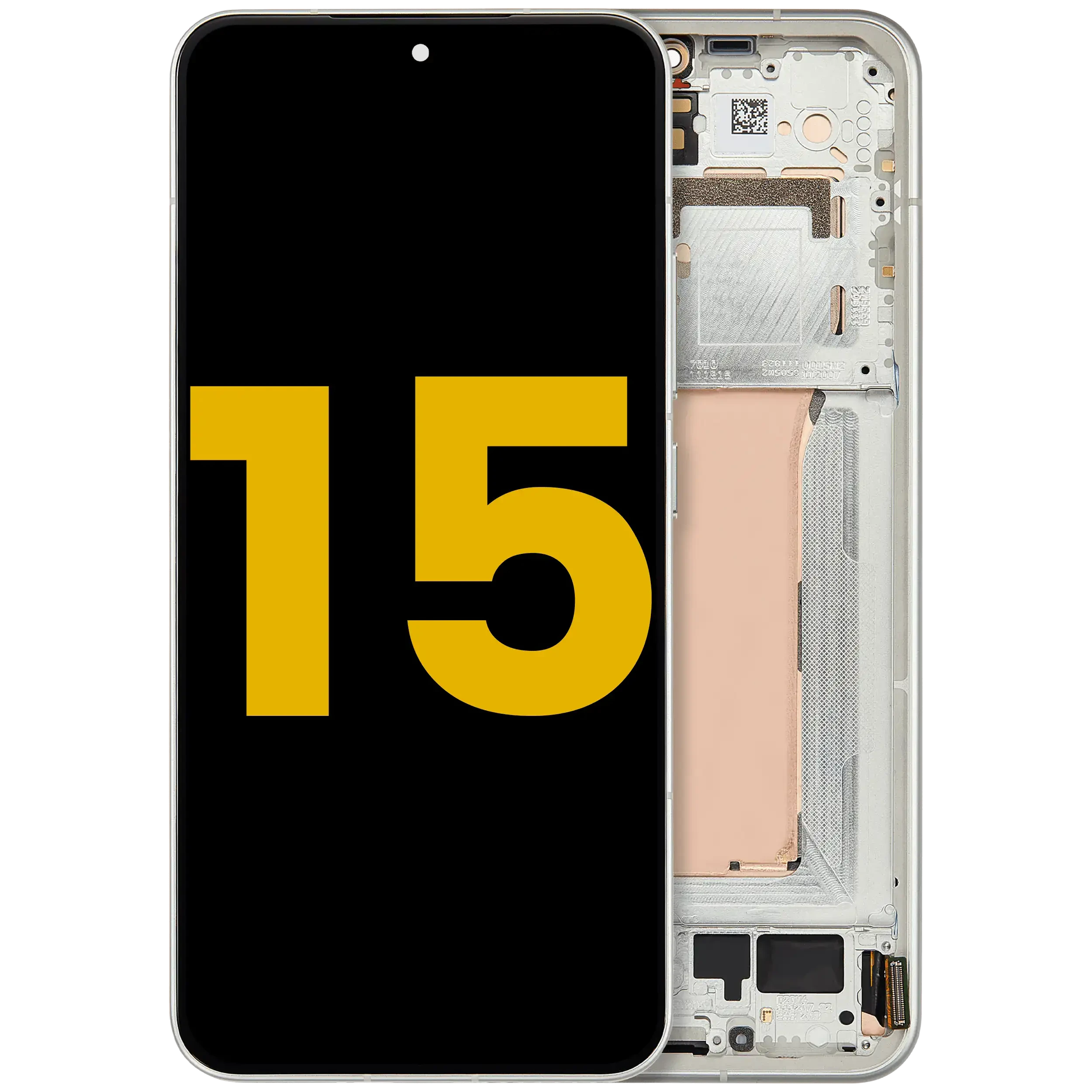Display OLED completo con Frame per Xiaomi 15 (Refurbished) (Verde)