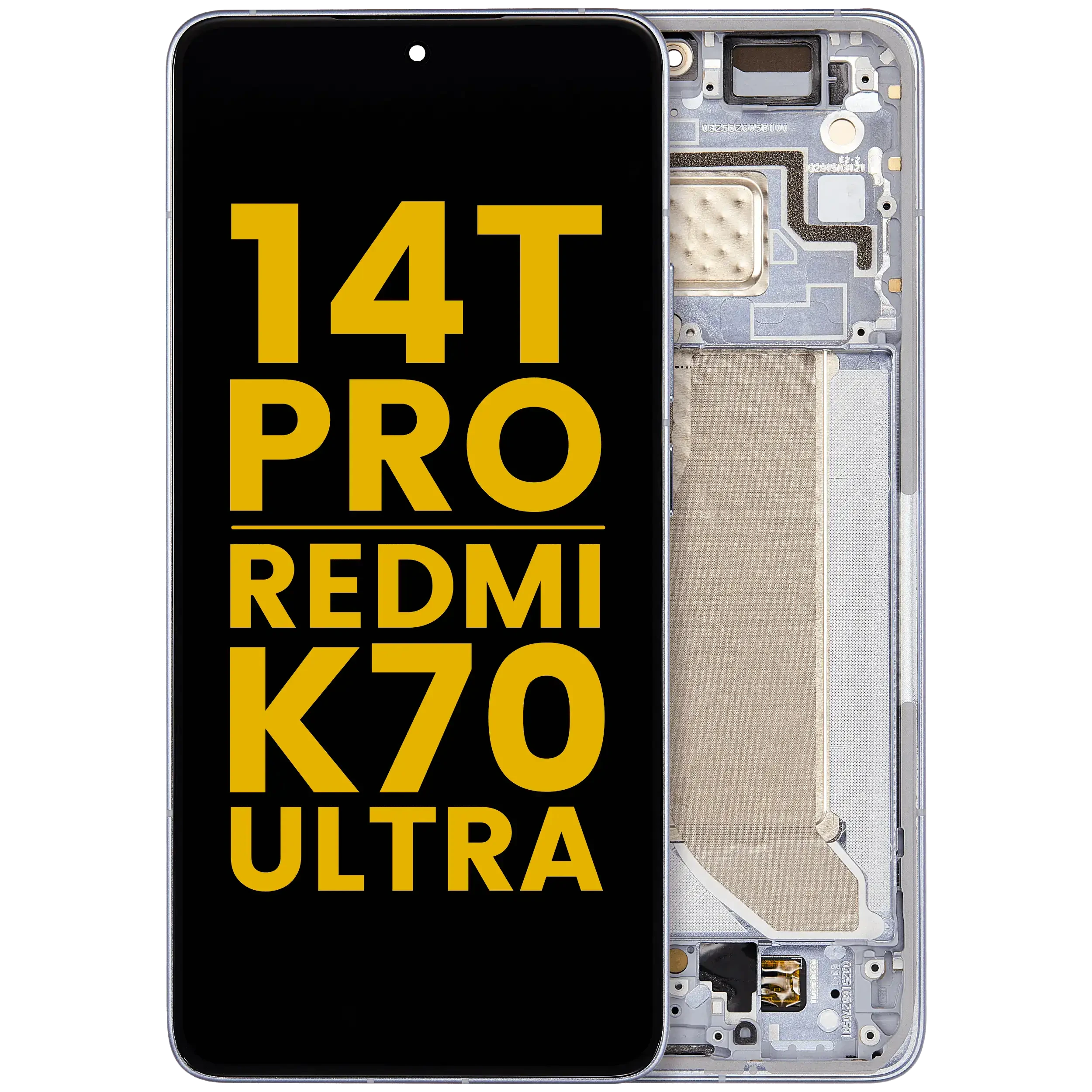 Display OLED completo con Frame per Xiaomi 14T Pro / Redmi K70 Ultra (Refurbished) (Titan Blu)
