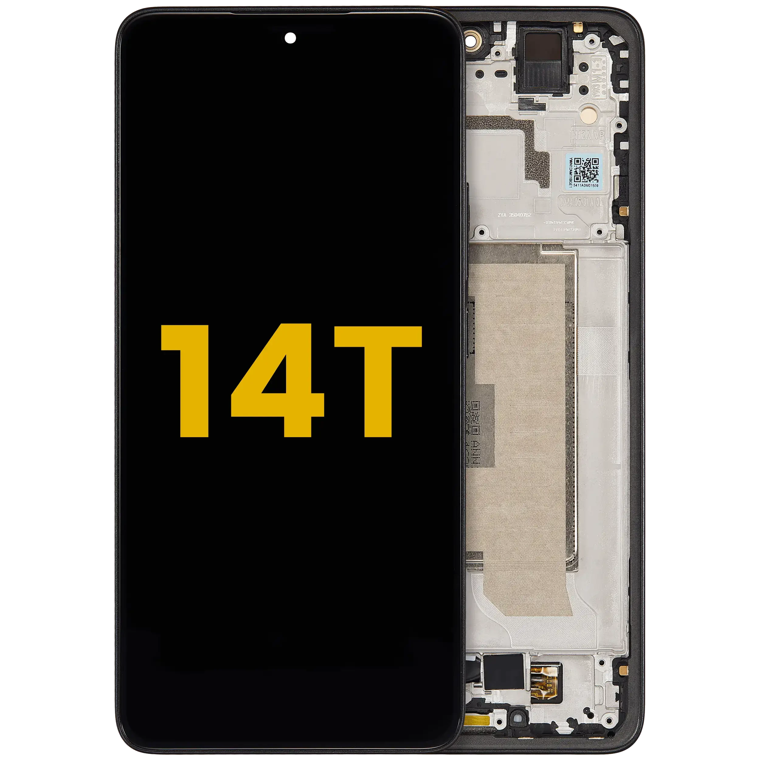Display OLED completo con Frame per Xiaomi 14T (Refurbished) (Titan Nero)