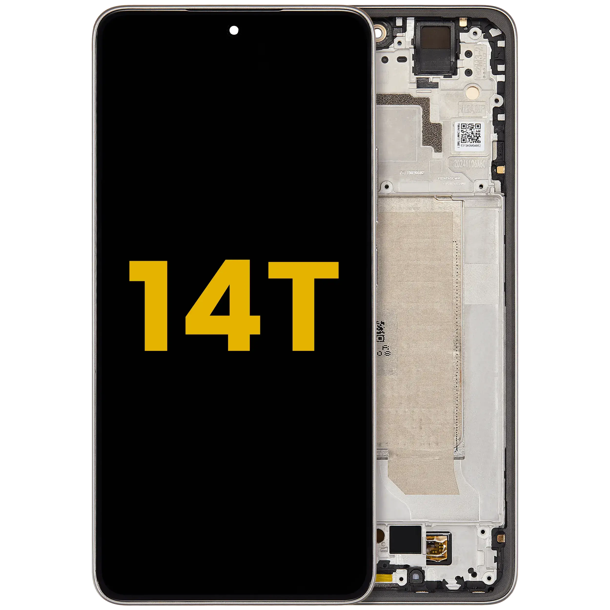 Display OLED completo con Frame per Xiaomi 14T (Refurbished) (Titan Grigio)