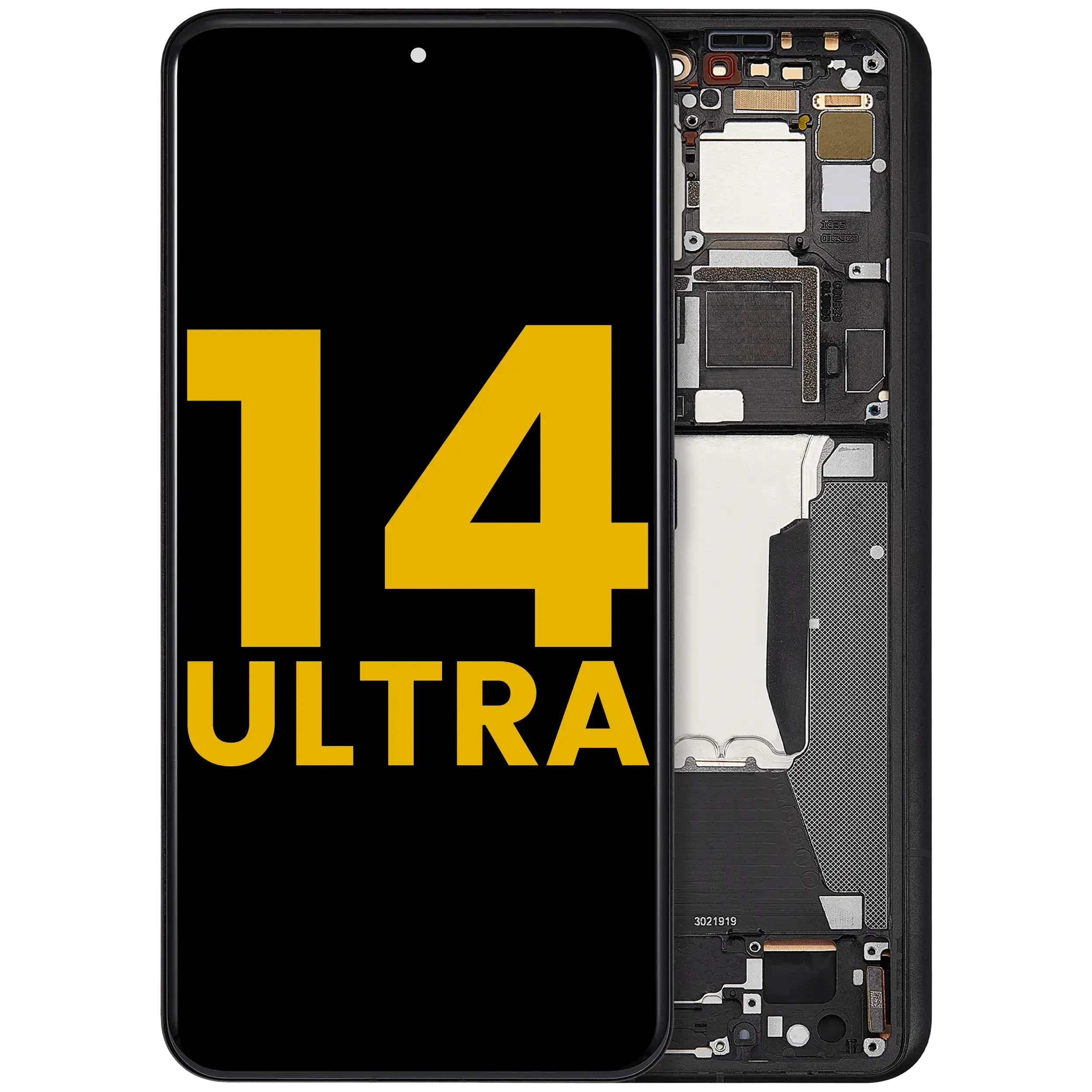 Display OLED completo con Frame per Xiaomi 14 Ultra (Refurbished) (Nero)
