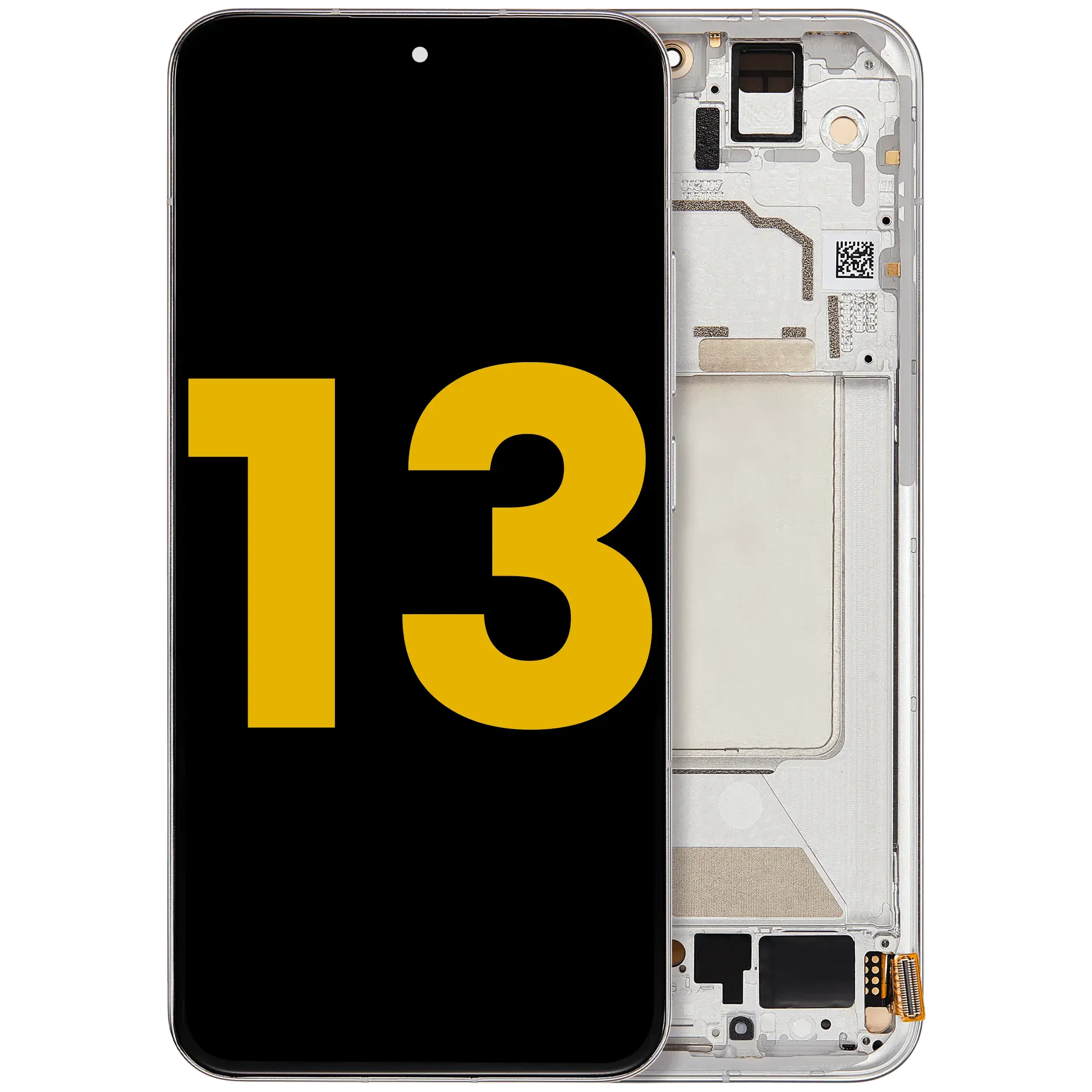 Display OLED completo con Frame per Xiaomi 13 (Refurbished) (Bianco)