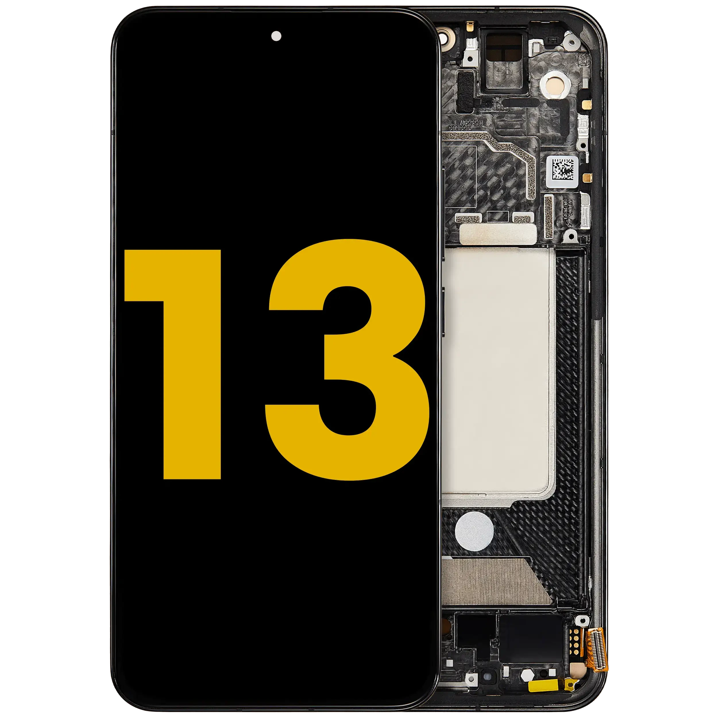 Display OLED completo con Frame per Xiaomi 13 (Refurbished) (Nero)
