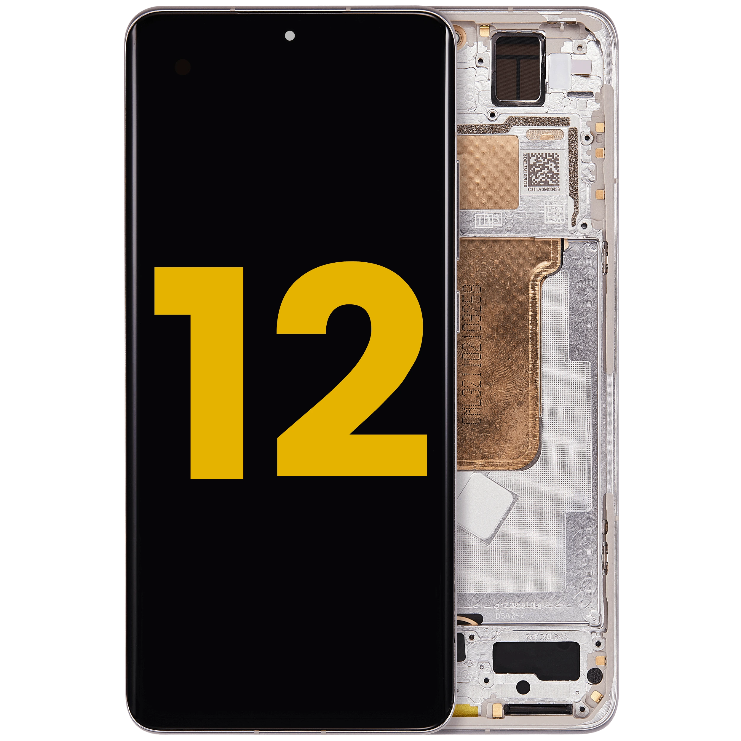 Display OLED completo con Frame per Xiaomi 12 / 12X / 12S (Refurbished) (Viola)