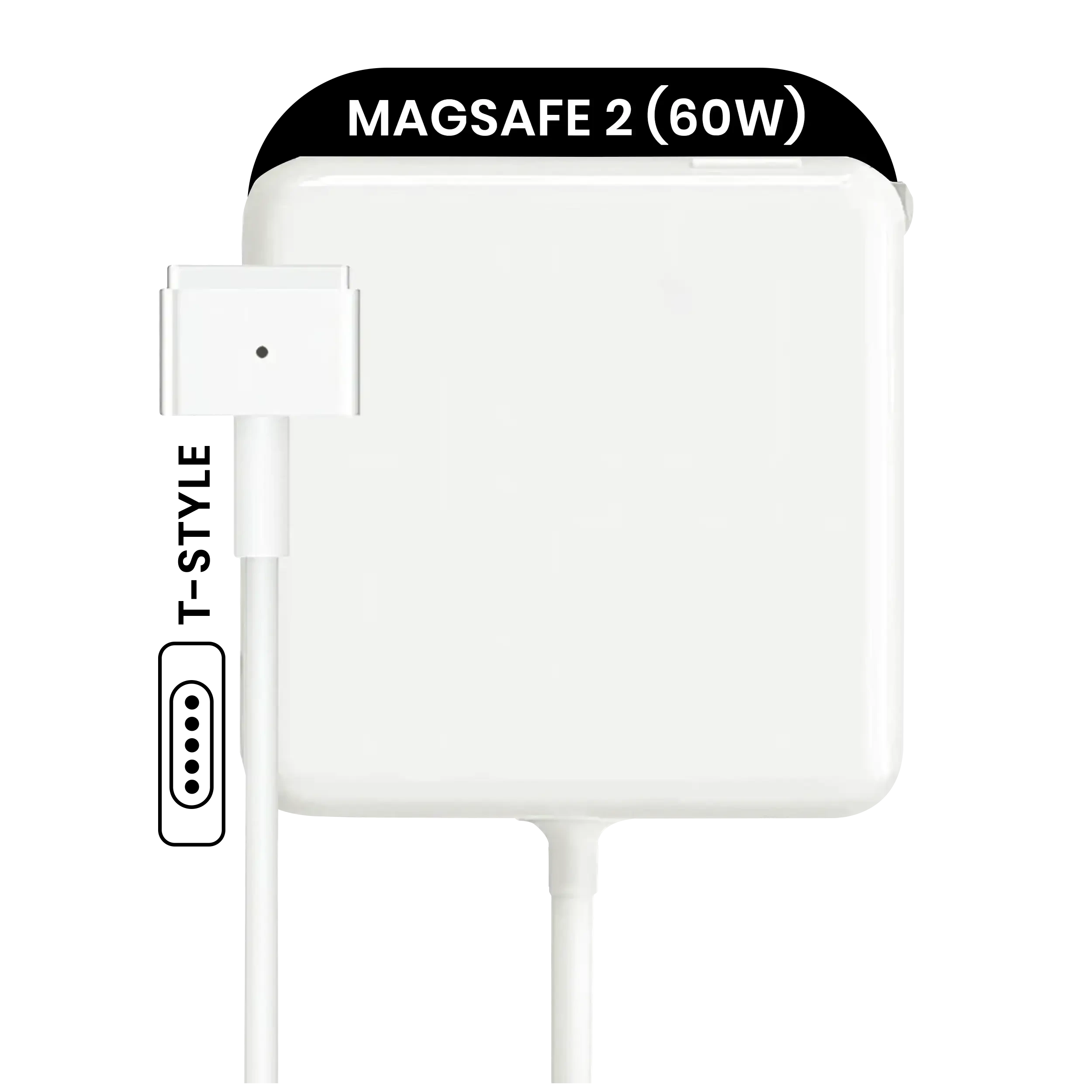Apple 45W MagSafe 2 Wall Adapter (T-Style) (Service Pack Brand New, Bulk confezioneaging)