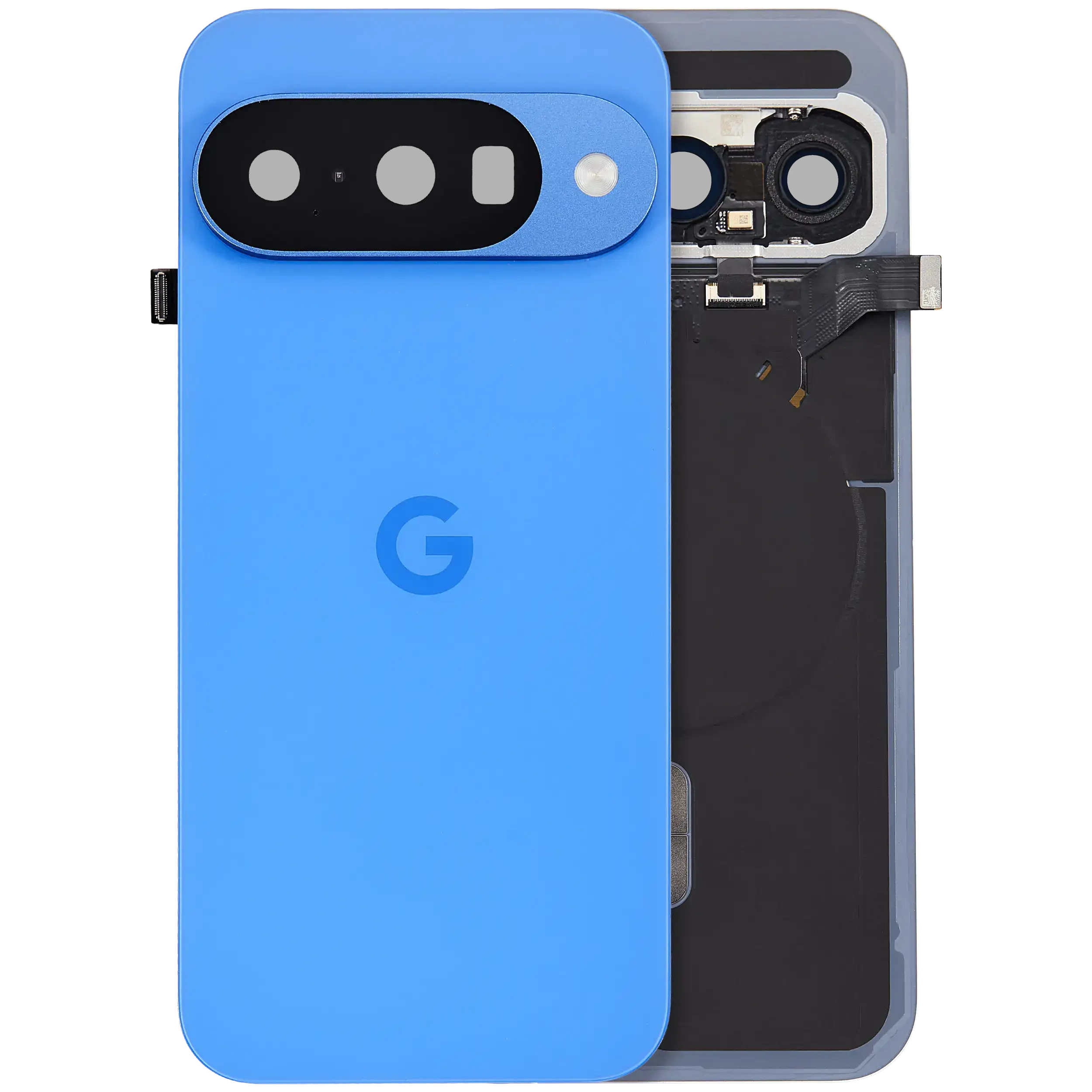 Cover posteriore Scocca con Small Components Pre-Installed per Google Pixel 10 (Used Service Pack Pull: grado A) (Indigo)