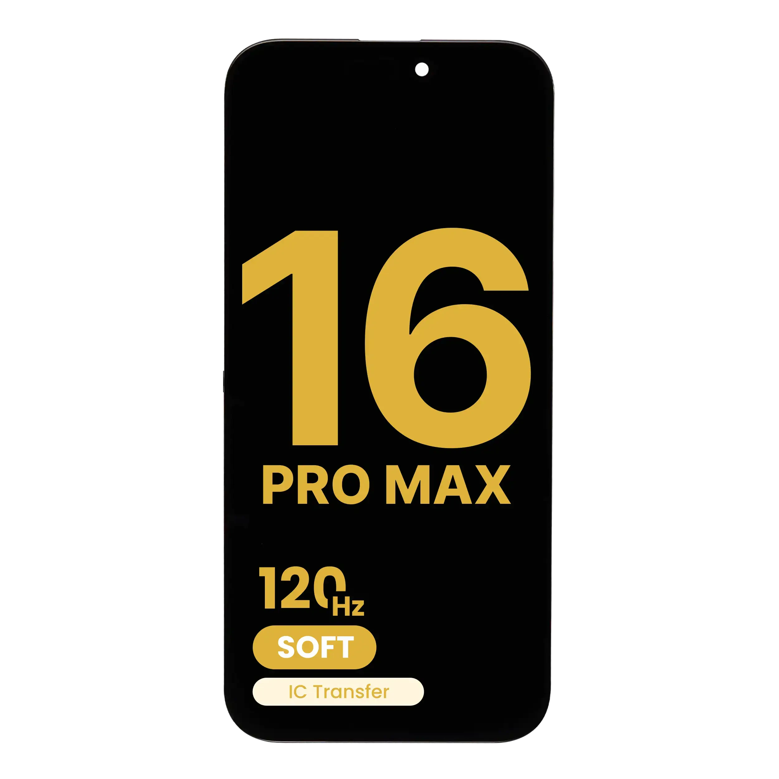 Display OLED completo per iPhone 16 Pro Max (Assembled: Soft) (120HZ)