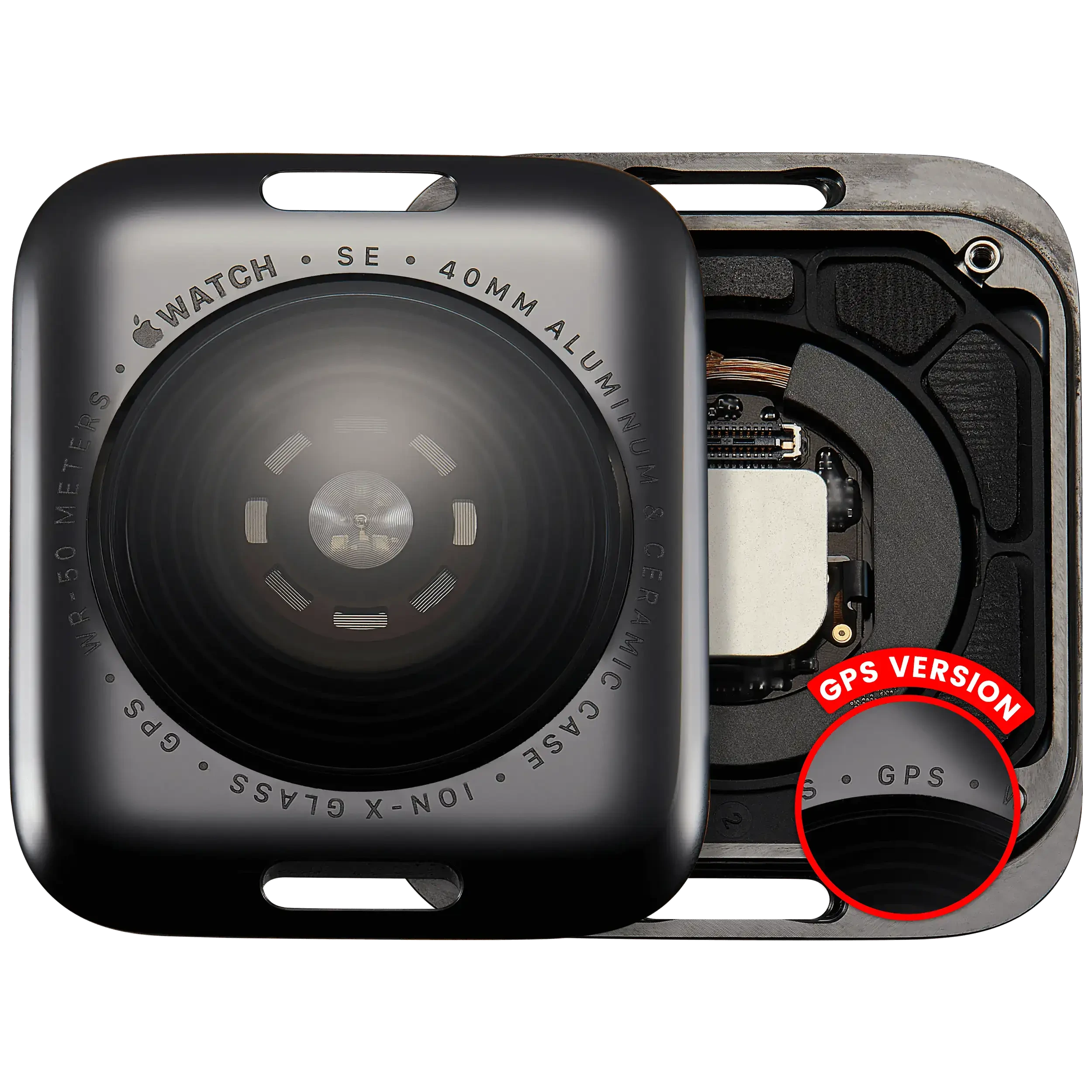 Cover posteriore gruppo per Watch Series SE 1st (40MM) (GPS Version) (Aluminum / Nero siderale)