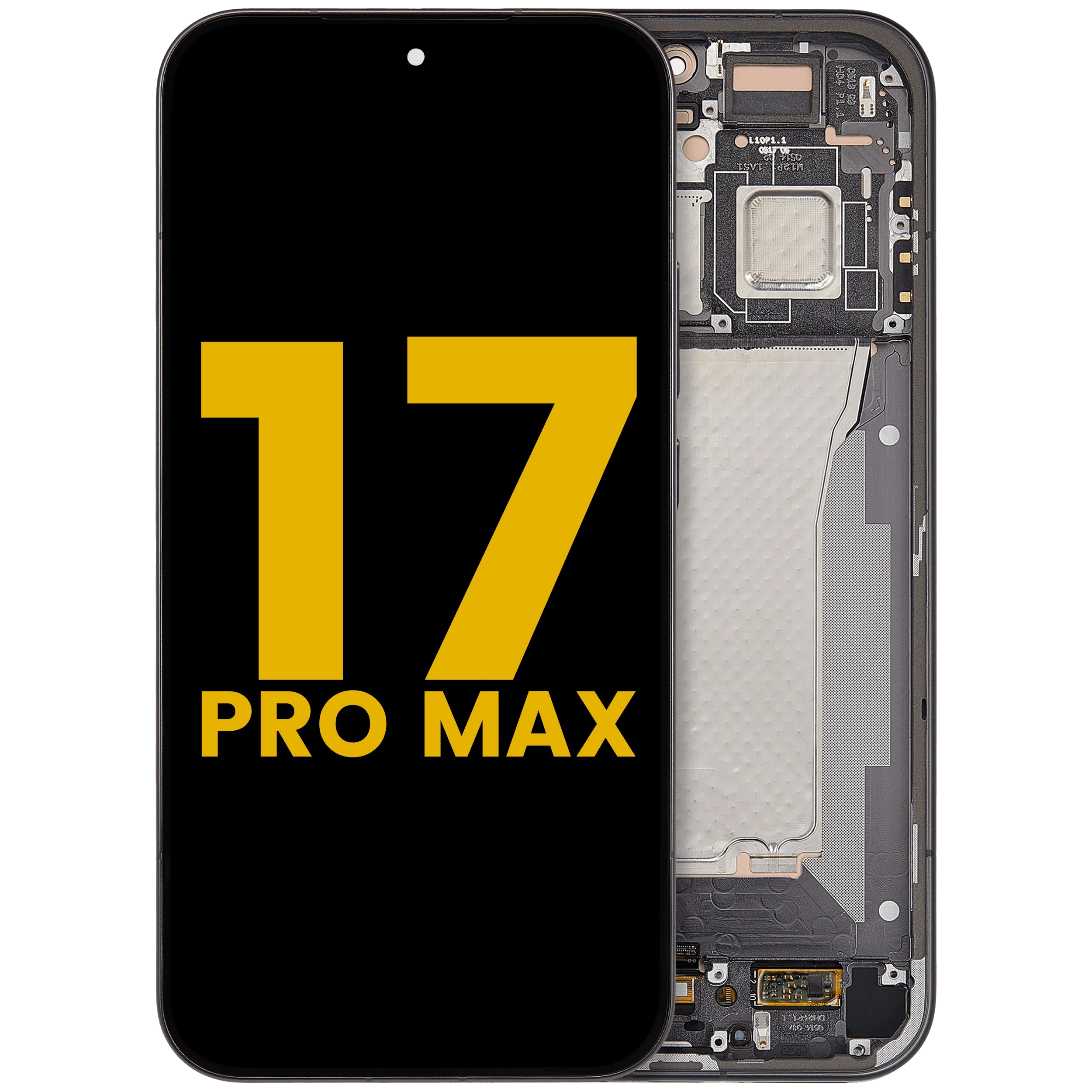 Display OLED completo con Frame per Xiaomi 17 Pro Max (Refurbished) (Nero)