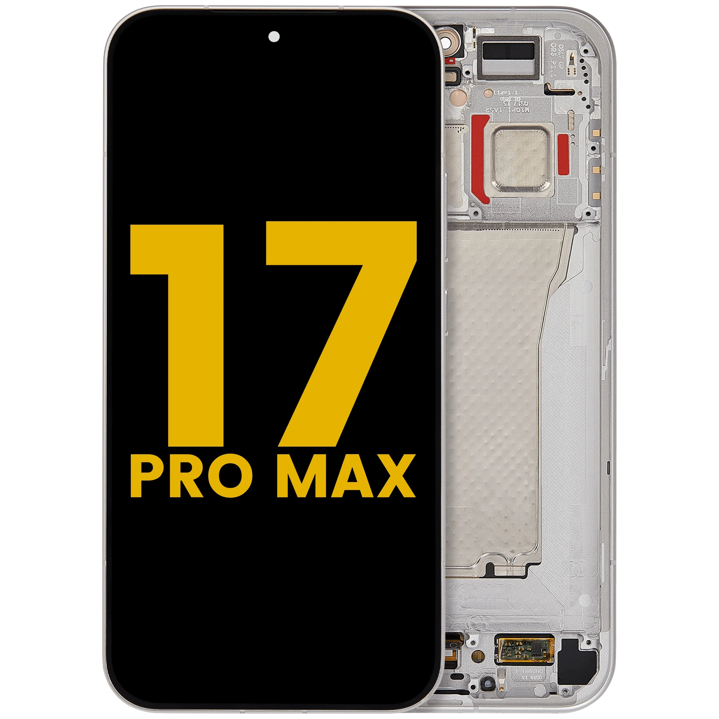 Display OLED completo con Frame per Xiaomi 17 Pro Max (Refurbished) (Bianco)