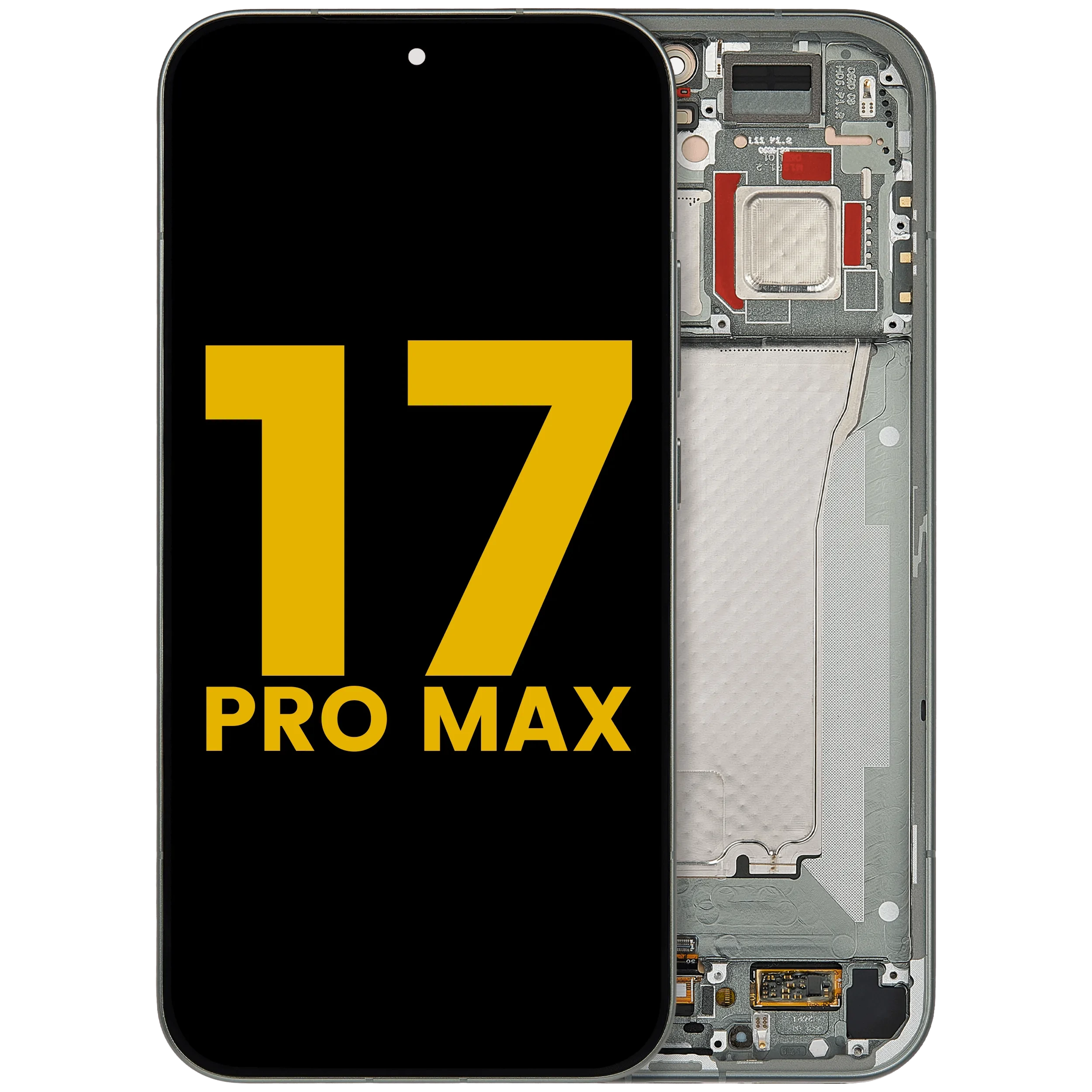Display OLED completo con Frame per Xiaomi 17 Pro Max (Refurbished) (Verde)