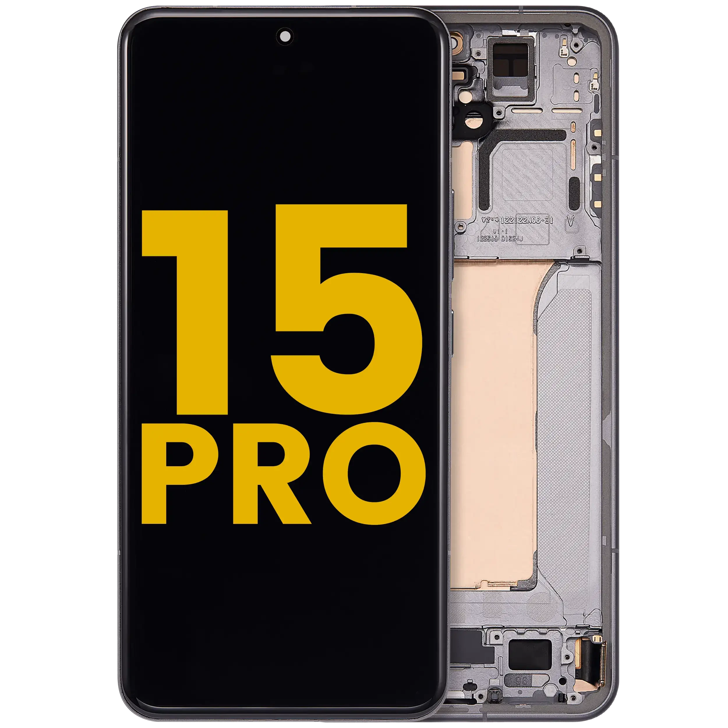 Display OLED completo con Frame per Xiaomi 15 Pro (Refurbished) (Nero)