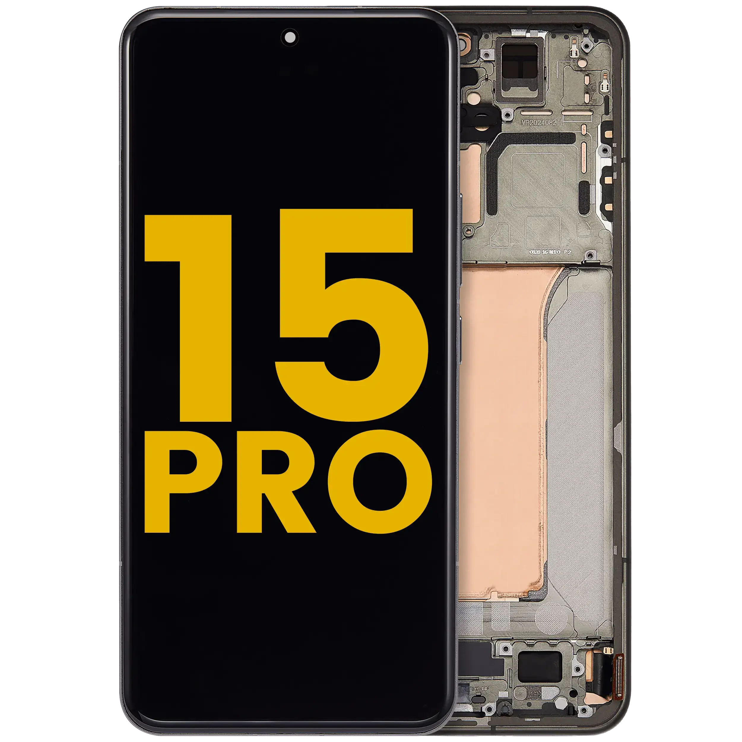 Display OLED completo con Frame per Xiaomi 15 Pro (Refurbished) (Verde)