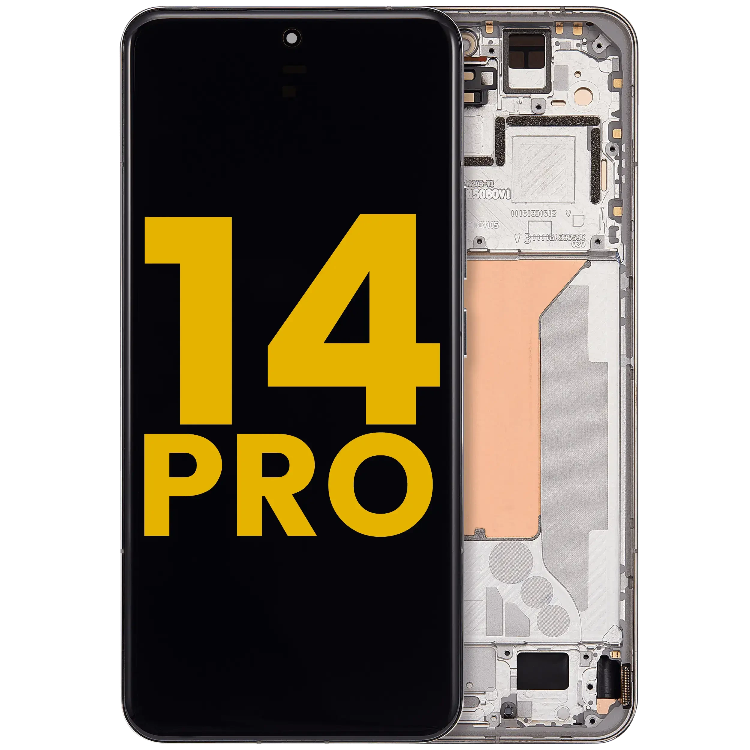 Display OLED completo con Frame per Xiaomi 14 Pro (Refurbished) (Argento)