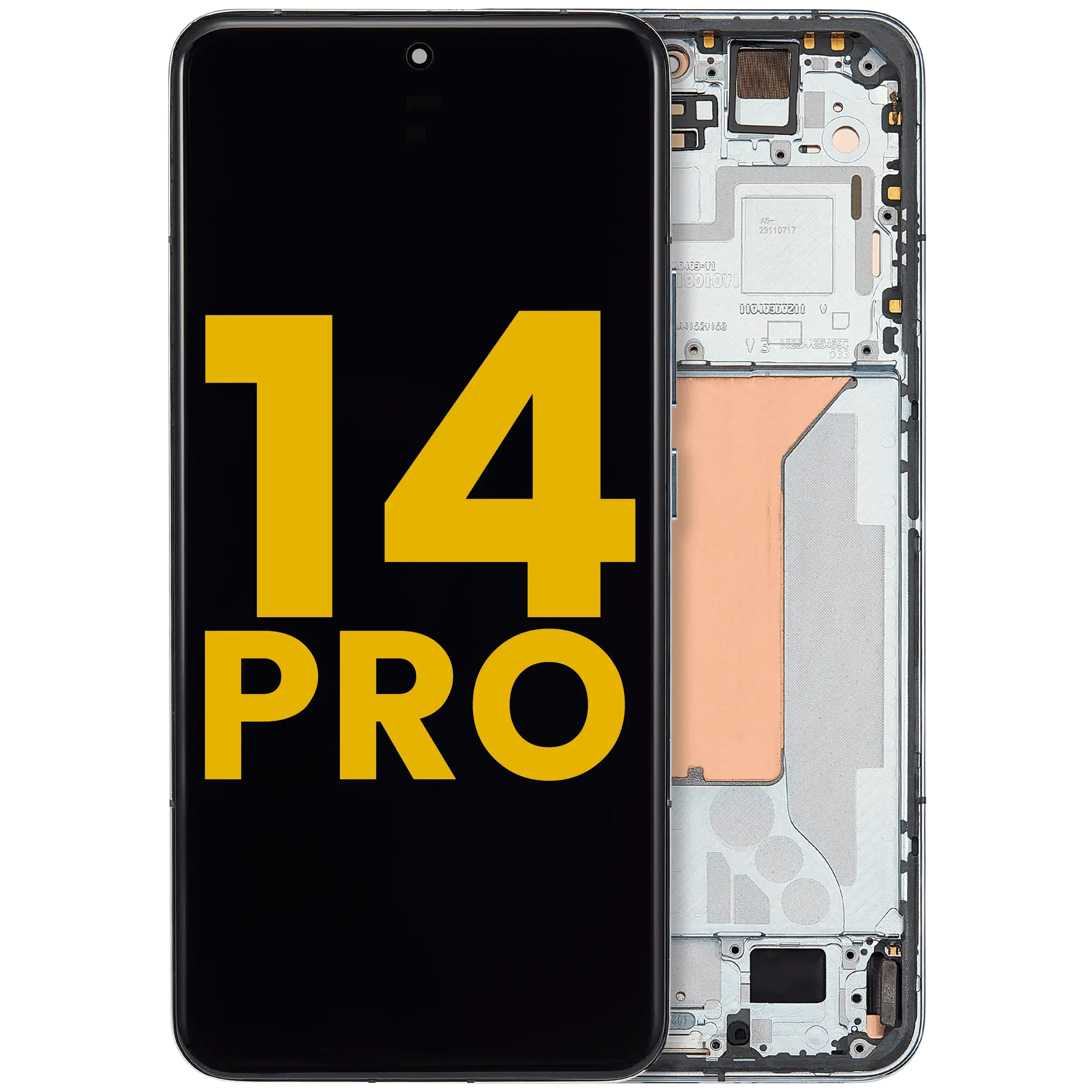 Display OLED completo con Frame per Xiaomi 14 Pro (Refurbished) (Verde)