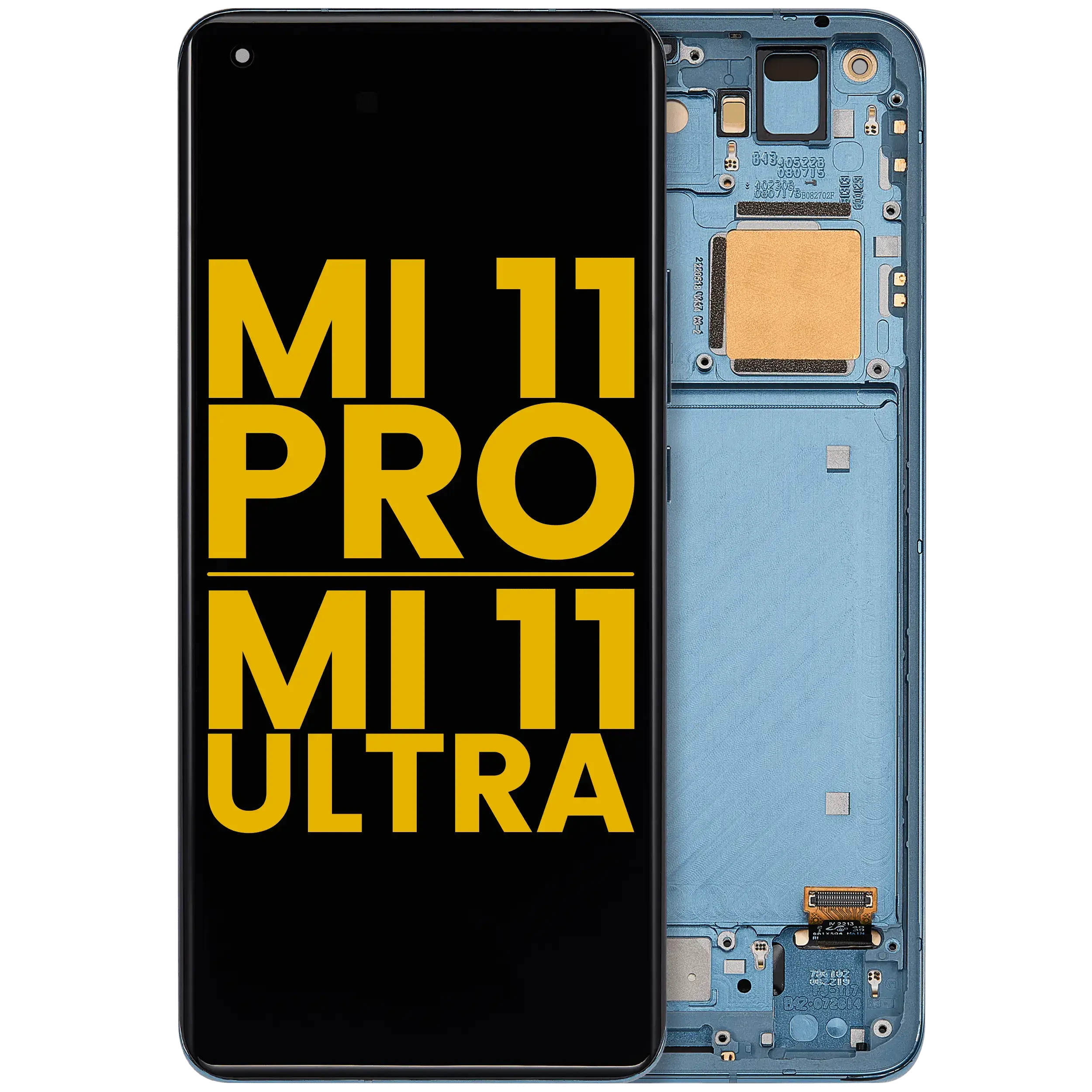 Display OLED completo con Frame per Xiaomi Mi 11 Pro / Mi 11 Ultra (Refurbished) (Verde)
