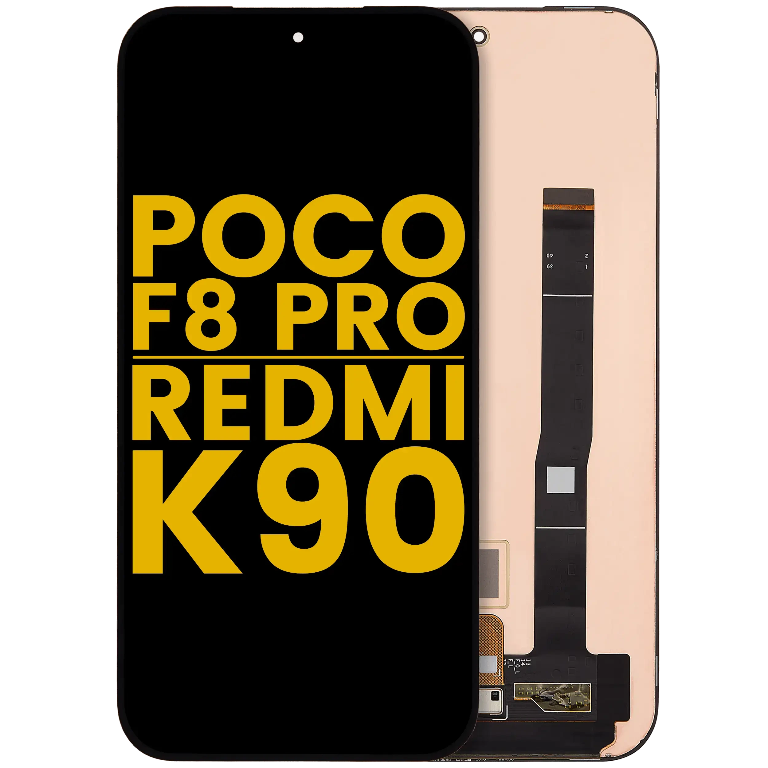 Display OLED completo senza Frame per Xiaomi Poco F8 Pro / Redmi K90 (Refurbished) (tutti i colori)