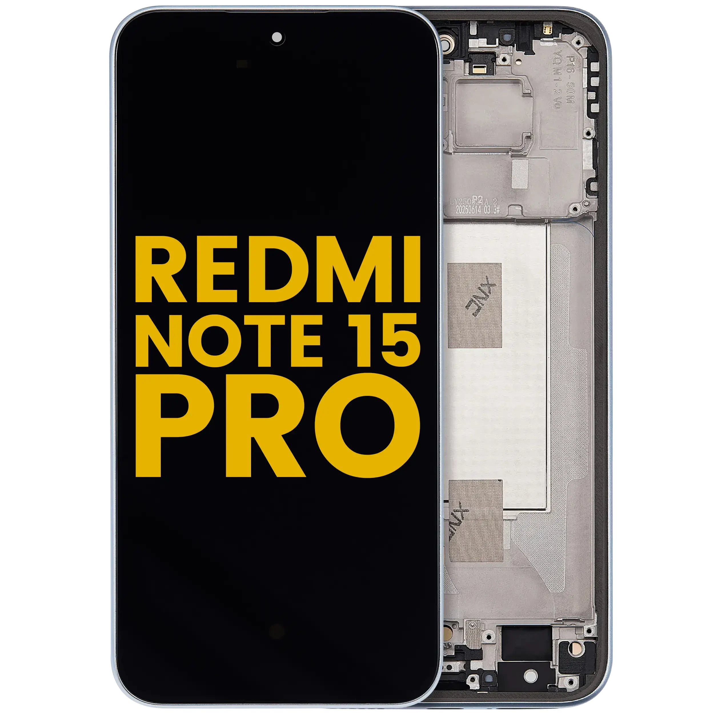 Display OLED completo con Frame per Xiaomi Redmi Note 15 Pro 5G (Refurbished) (Glacier Blu)