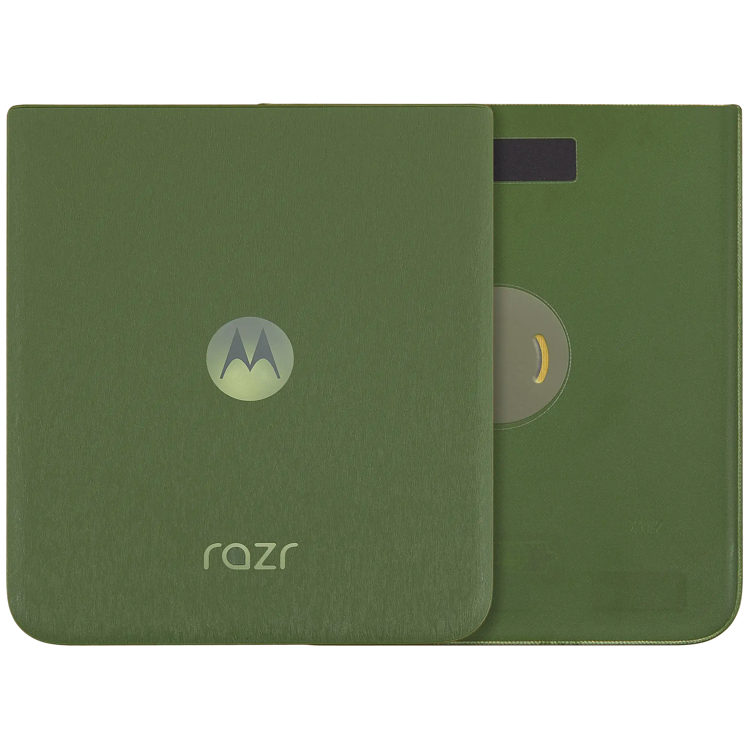 vetro cover posteriore per Motorola Razr Plus / Razr 50 Ultra (XT2451 / 2024) / Razr Plus 2025 (XT2557 / 2025) (Premium) (Spring Verde)