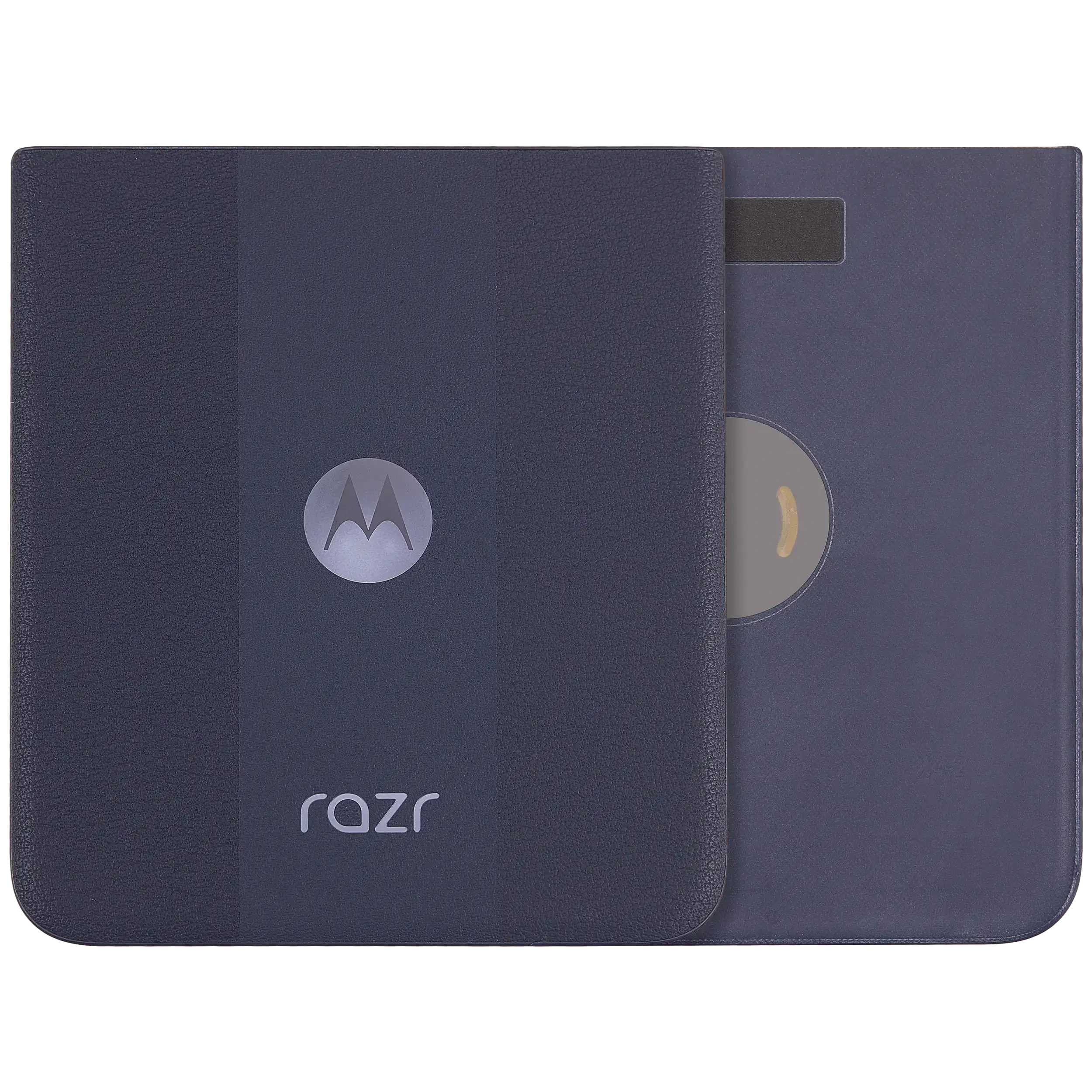 vetro cover posteriore per Motorola Razr Plus / Razr 50 Ultra (XT2451 / 2024) / Razr Plus 2025 (XT2557 / 2025) (Premium) (Mezzanotte Blu)