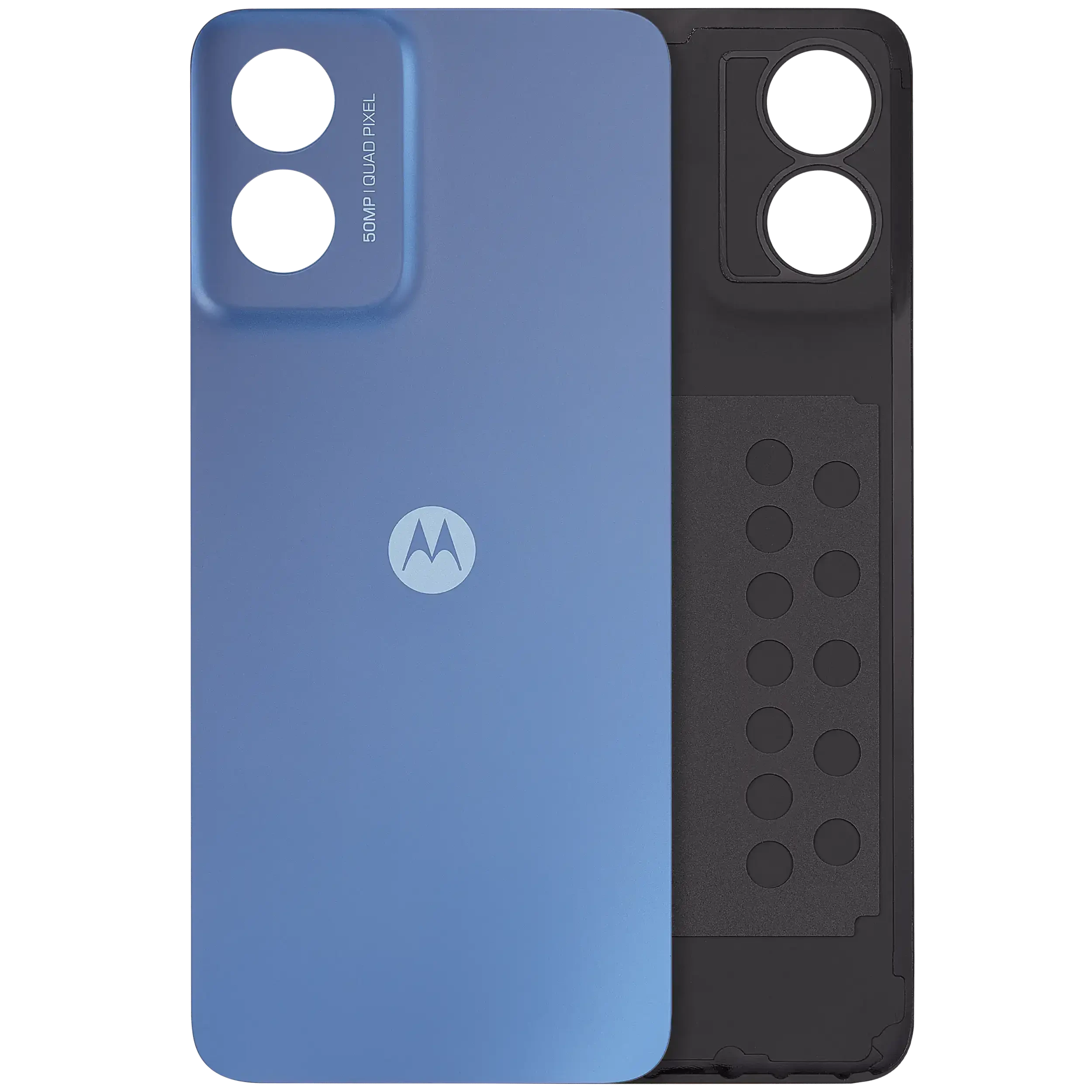 vetro cover posteriore per Motorola Moto G Play (XT2413 / 2024) (Premium) (Coronet Blu)