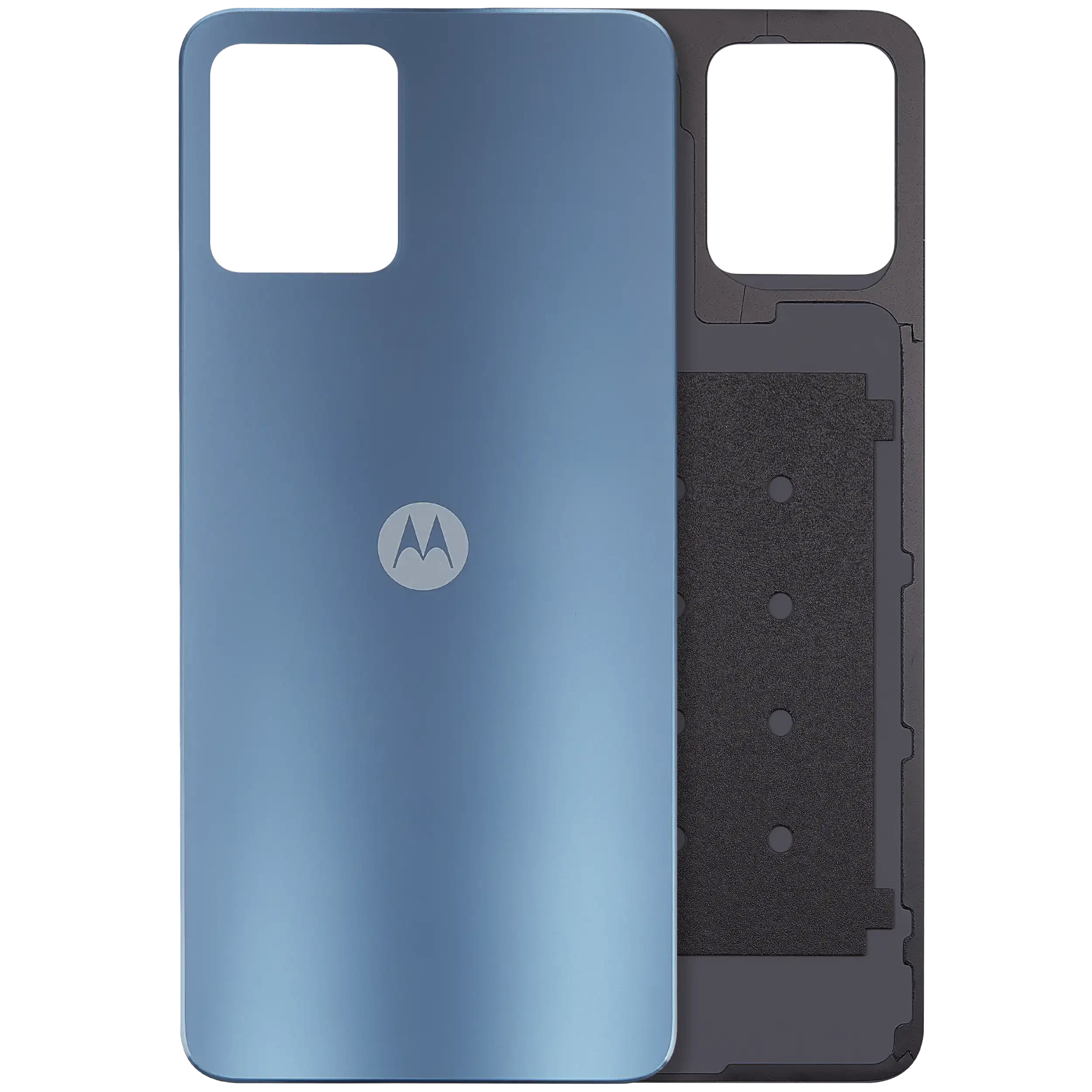 vetro cover posteriore per Motorola Moto G23 (XT2333 / 2023) (Premium) ((Steel Blu)