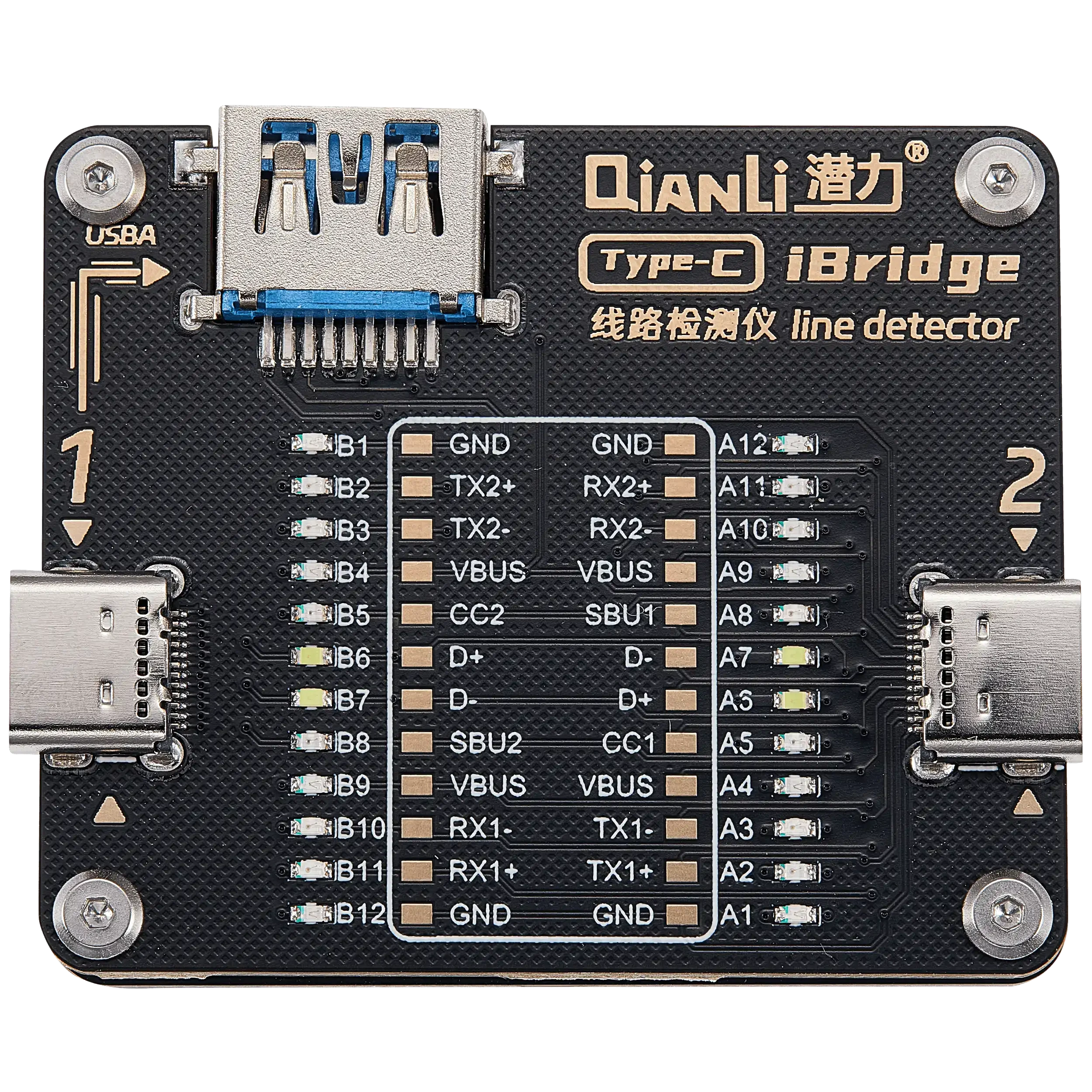 iBridge Type-C iPhone Cavo Circuit Tester (Supports C to C e C to A)(Qianli)