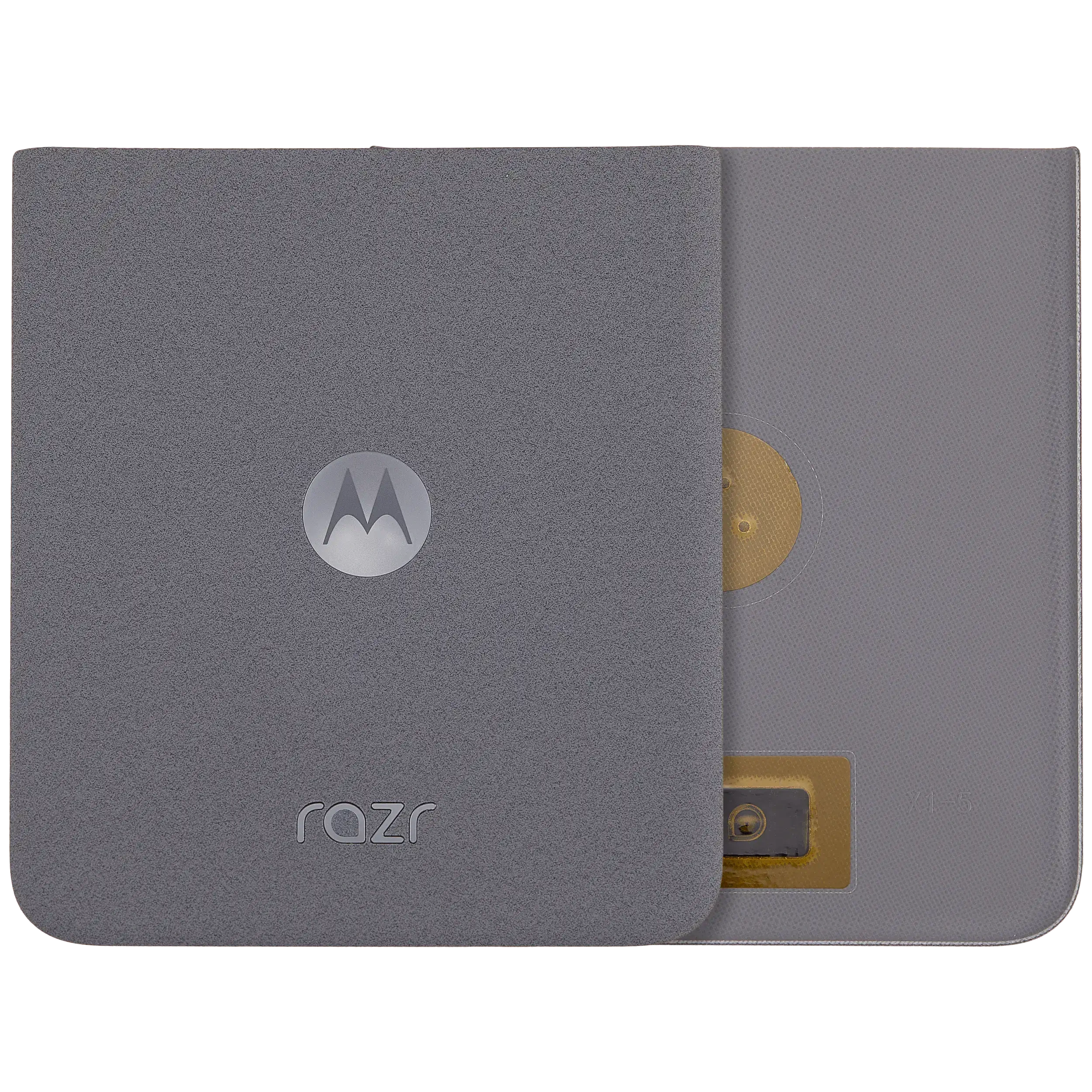 vetro cover posteriore per Motorola Razr / Razr 50 (XT2453 / 2024) (Premium) (Koala Grigio)