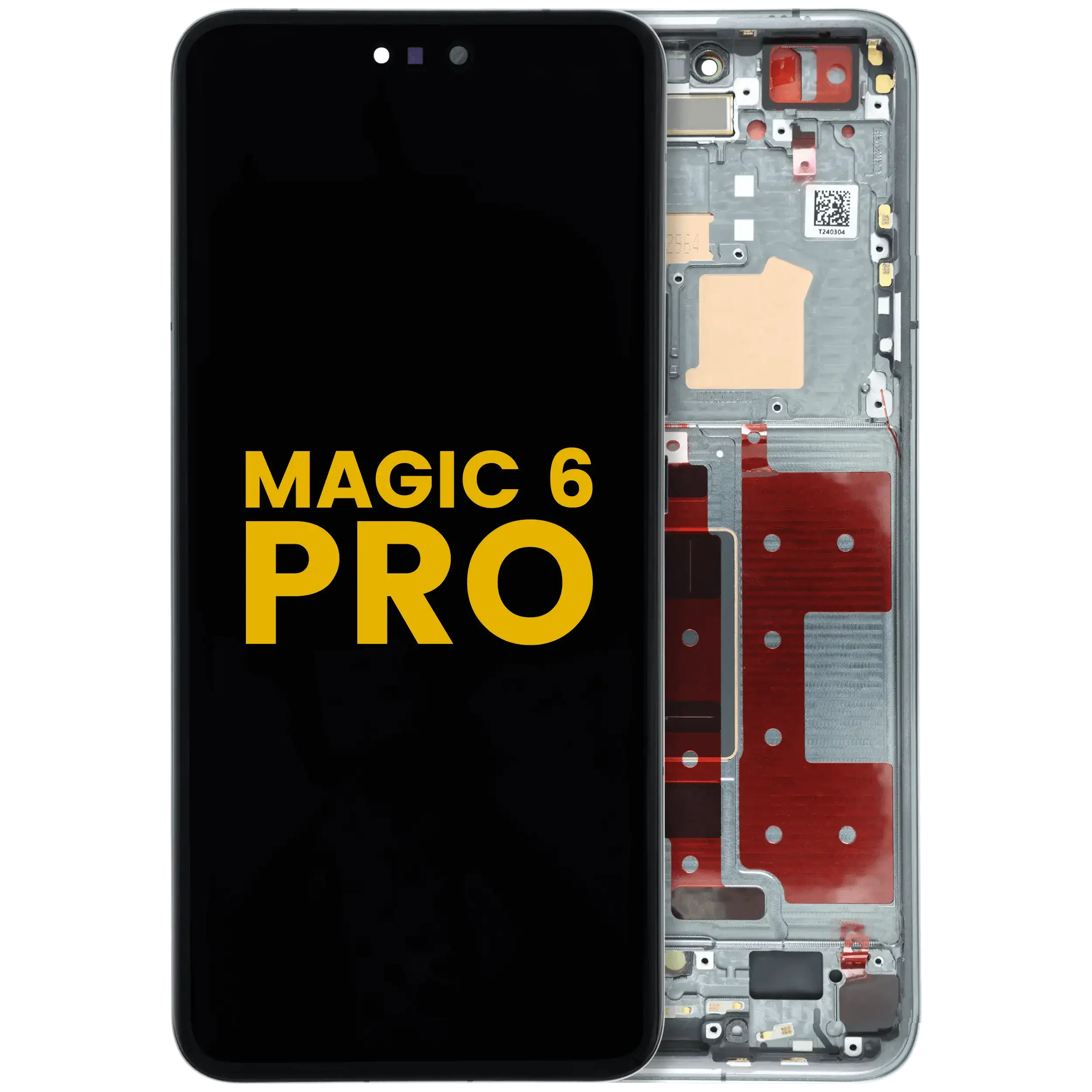 Display OLED completo con Frame per Honor Magic 6 Pro (Refurbished) (Nero)