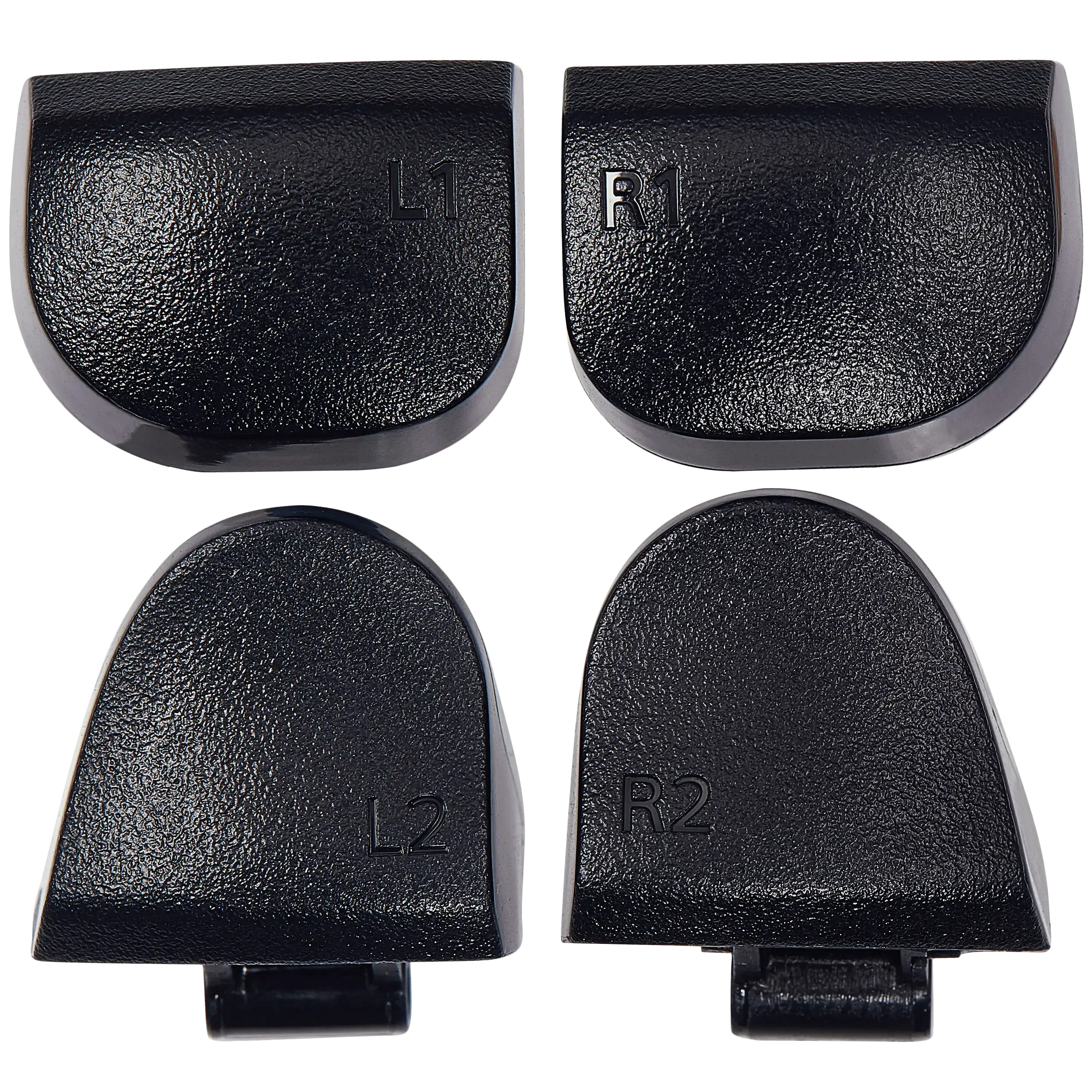 R1 L1 R2 L2 Trigger Buttons con Springs per PlayStation 5 Controller (Nero, BDM-020) (8 set pezzi)