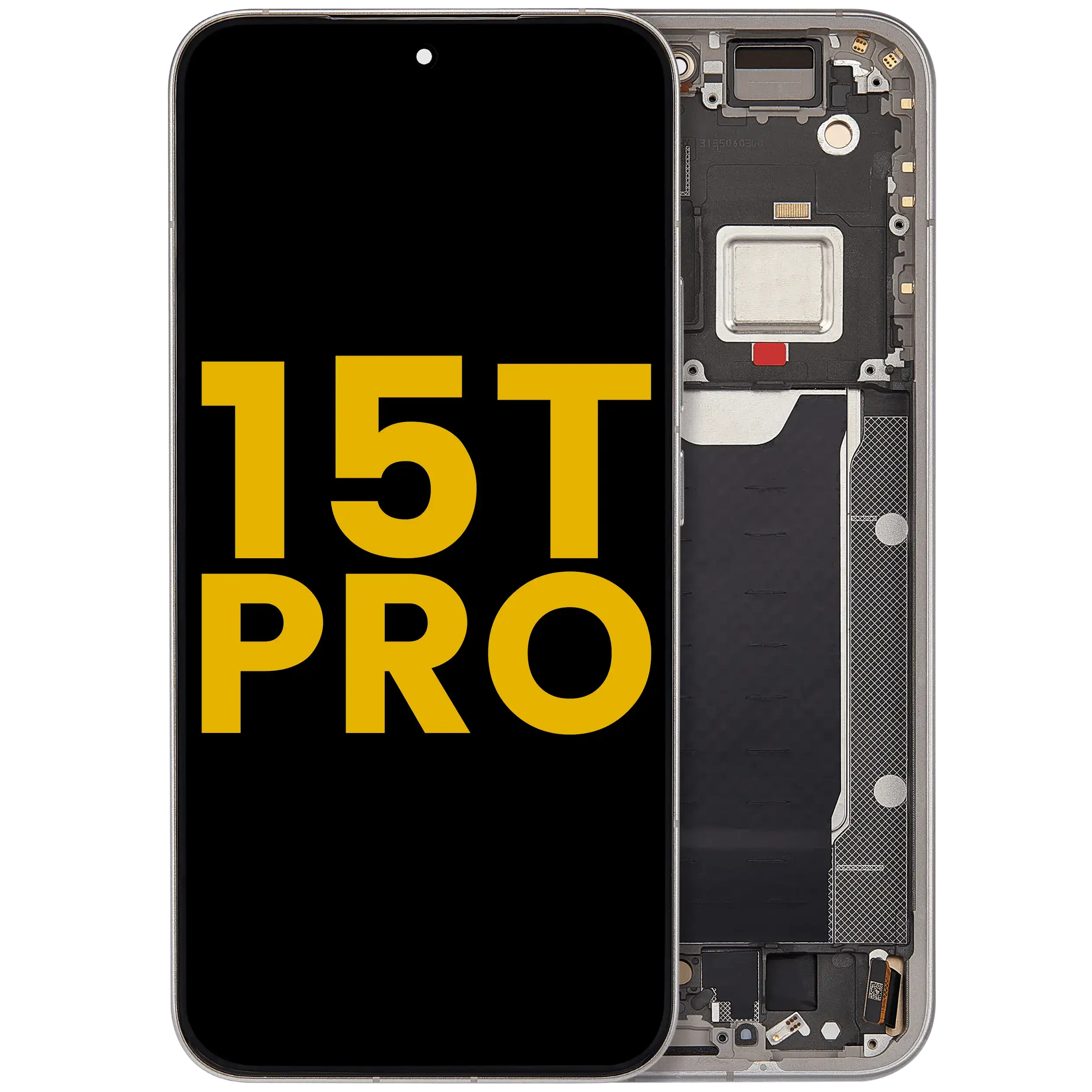 Display OLED completo con Frame per Xiaomi 15T Pro (Refurbished) (Grigio)
