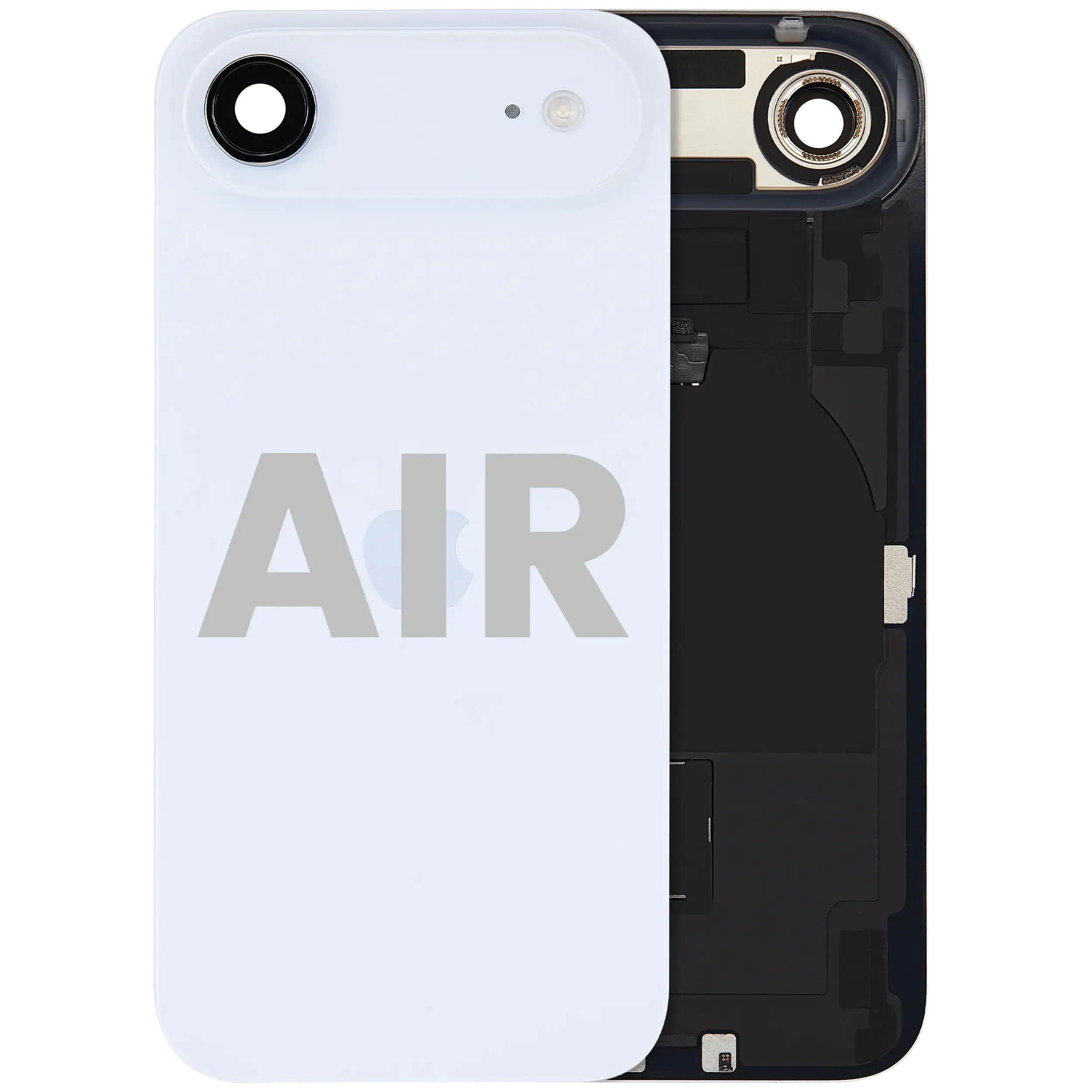 Vetro posteriore con magnete MagSafe, NFC e flat flash per iPhone Air (Used Service Pack Pull: Grade C) (Blu cielo)