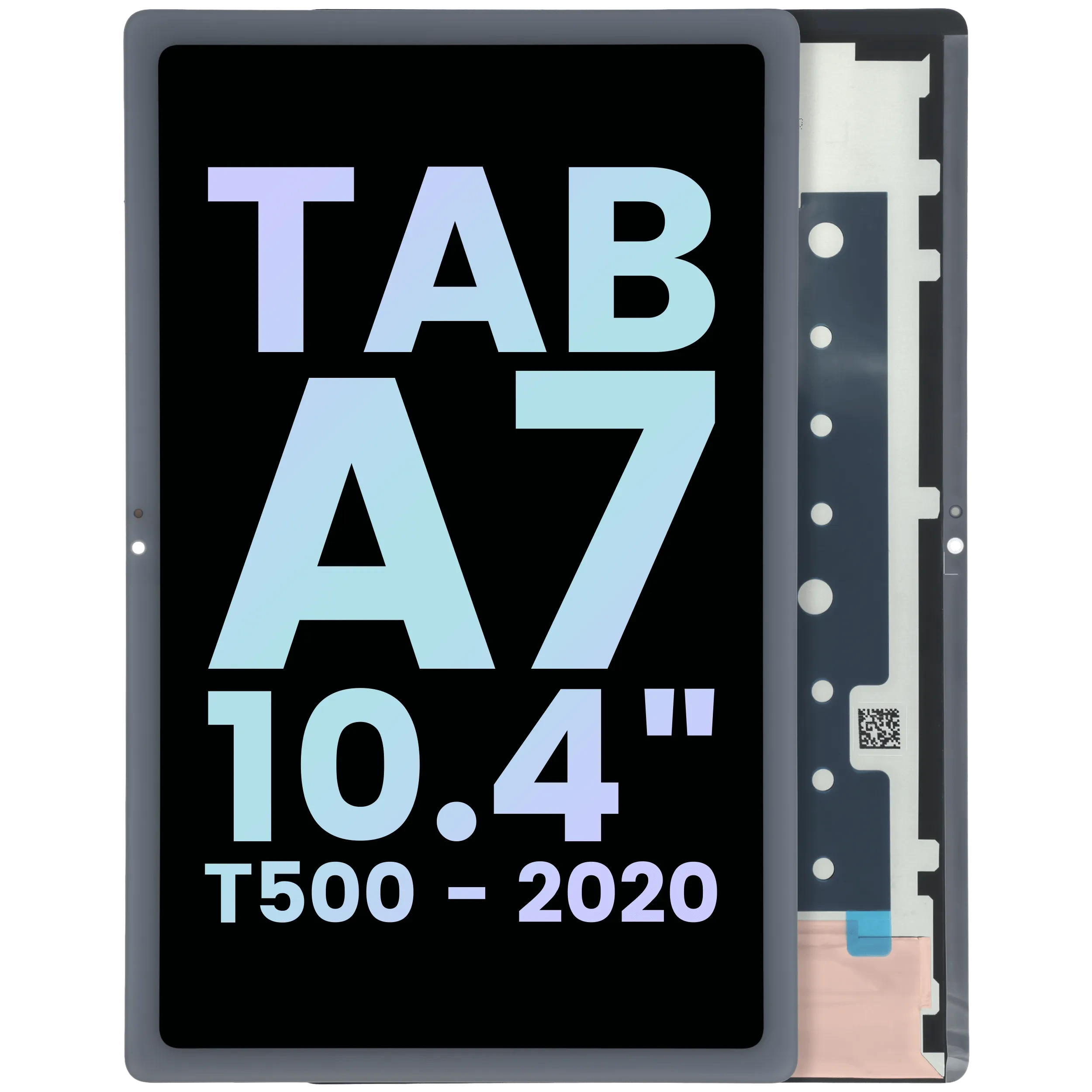 Display LCD completo senza Frame compatibile per Samsung Galaxy Tab A7 (T500) (Service Pack) (Bianco)