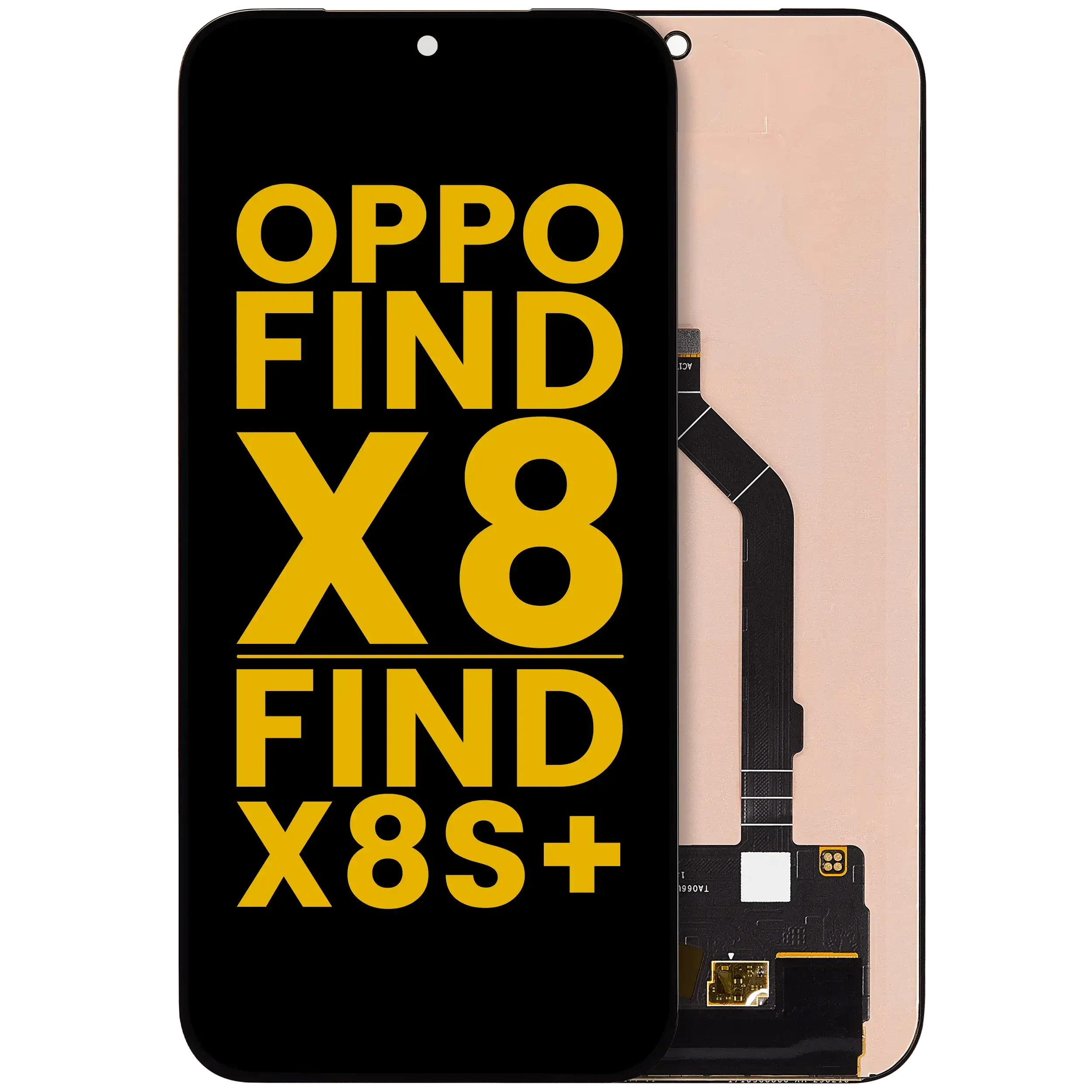 Display OLED completo senza Frame per Oppo Find X8 / Find X8s+ (Refurbished) (tutti i colori)