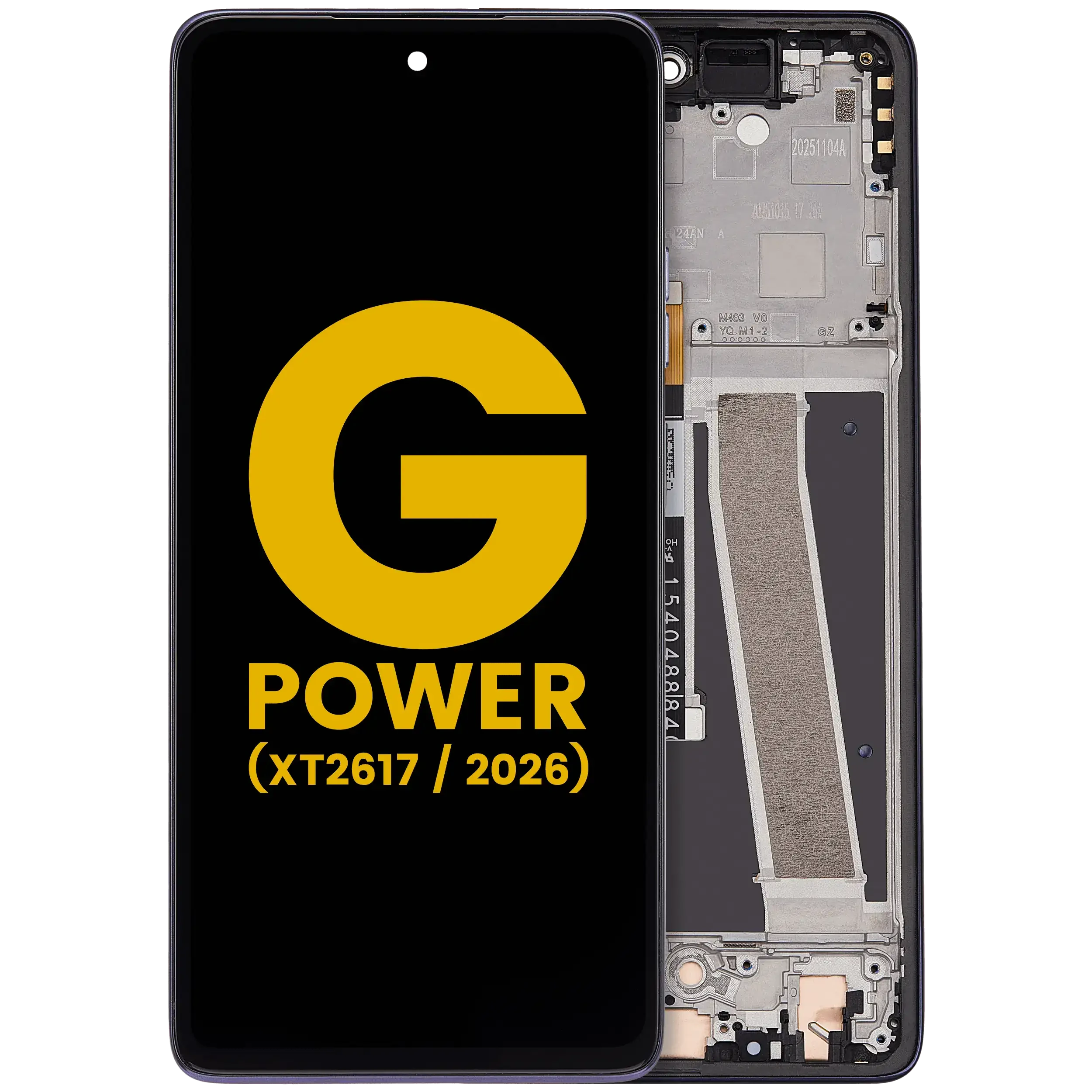 Display LCD completo con Frame per Motorola Moto G Power 5G (XT2617 / 2026) (Refurbished) (Evening Blu)