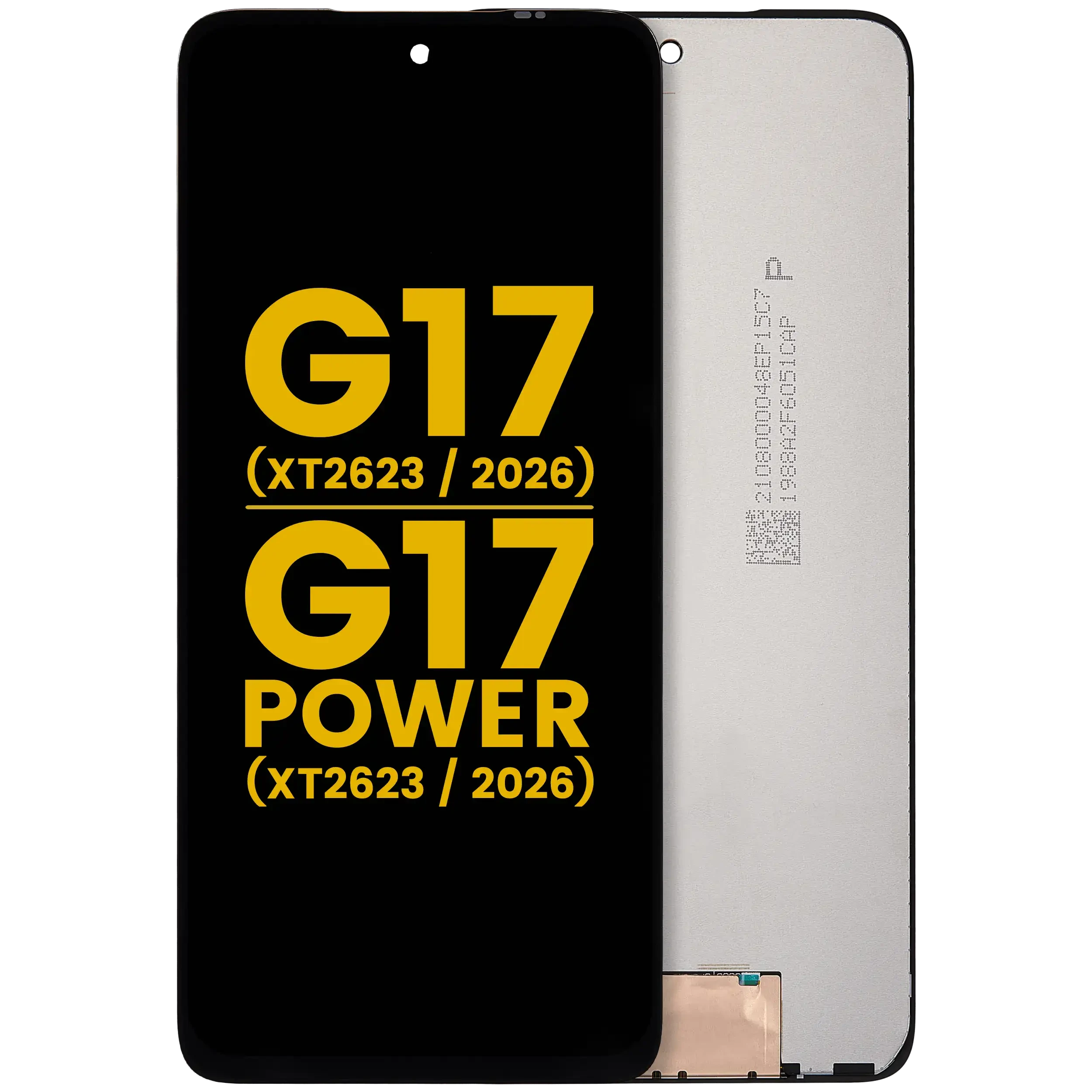 Display LCD completo senza Frame per Motorola Moto G17 (XT2623 / 2026) / G17 Power (XT2623 / 2026) (Refurbished) (tutti i colori)