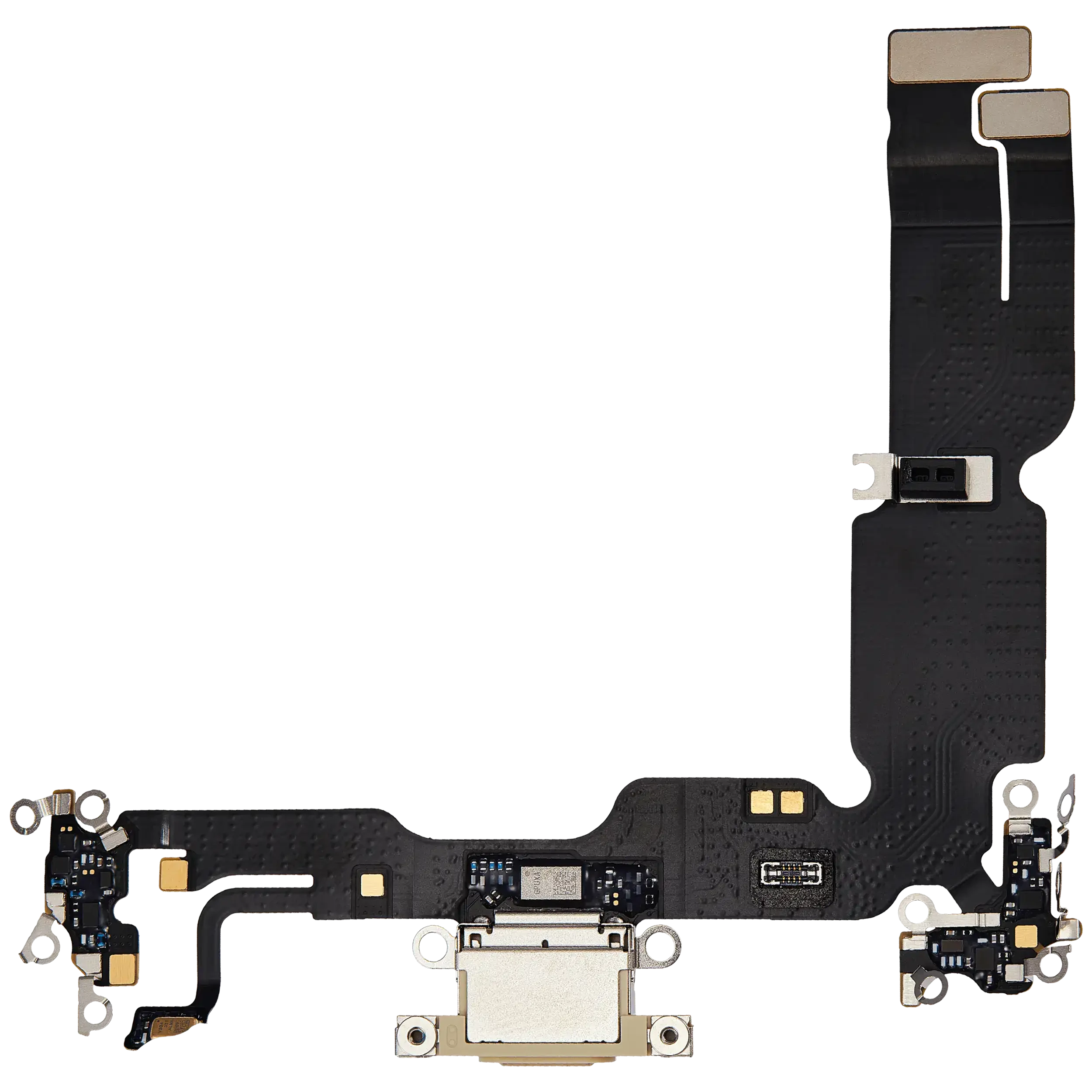Flat connettore di ricarica per iPhone 15 Plus (Used Service Pack Pull) (Giallo)