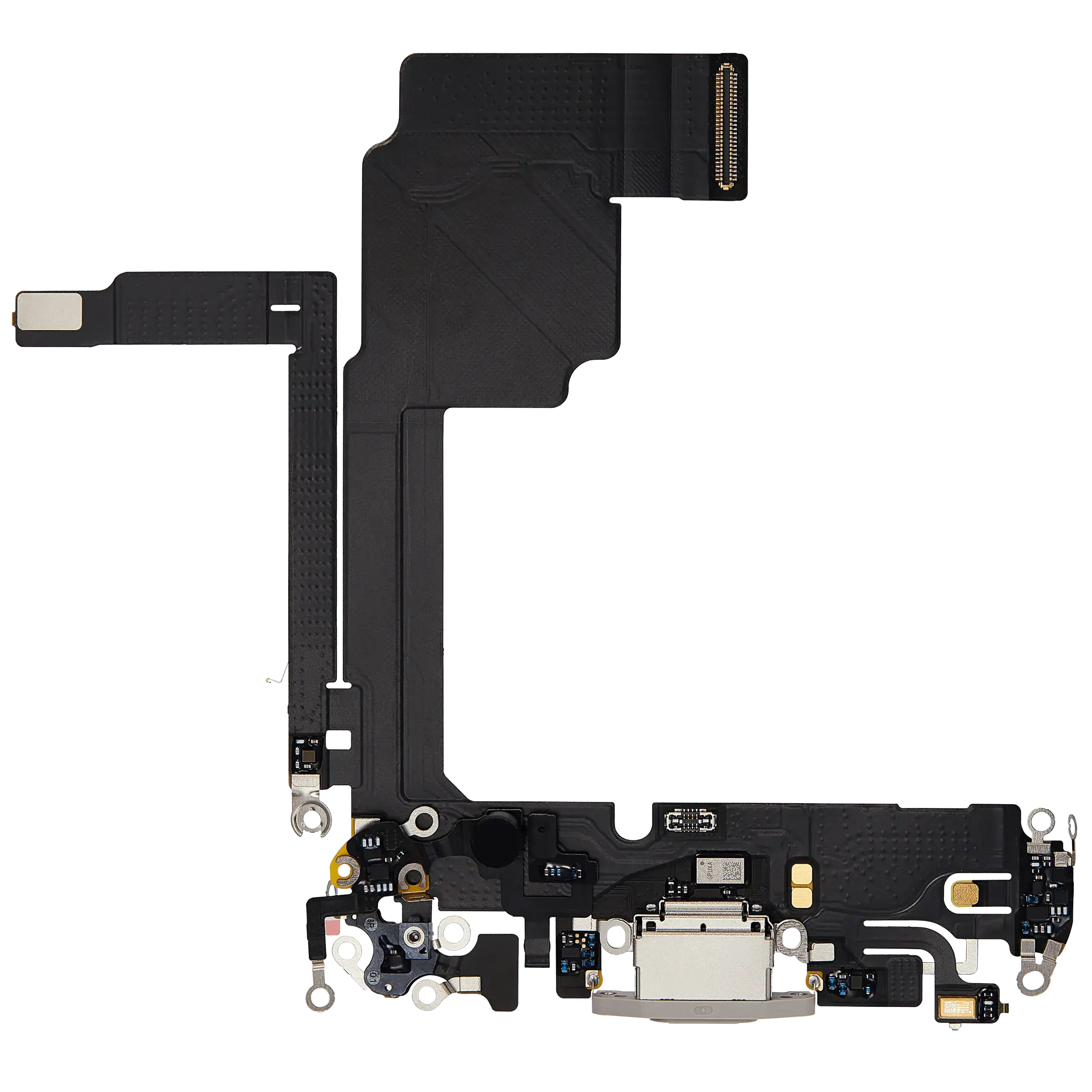 Flat connettore di ricarica per iPhone 15 Pro (Used Service Pack Pull) (Titanio bianco)